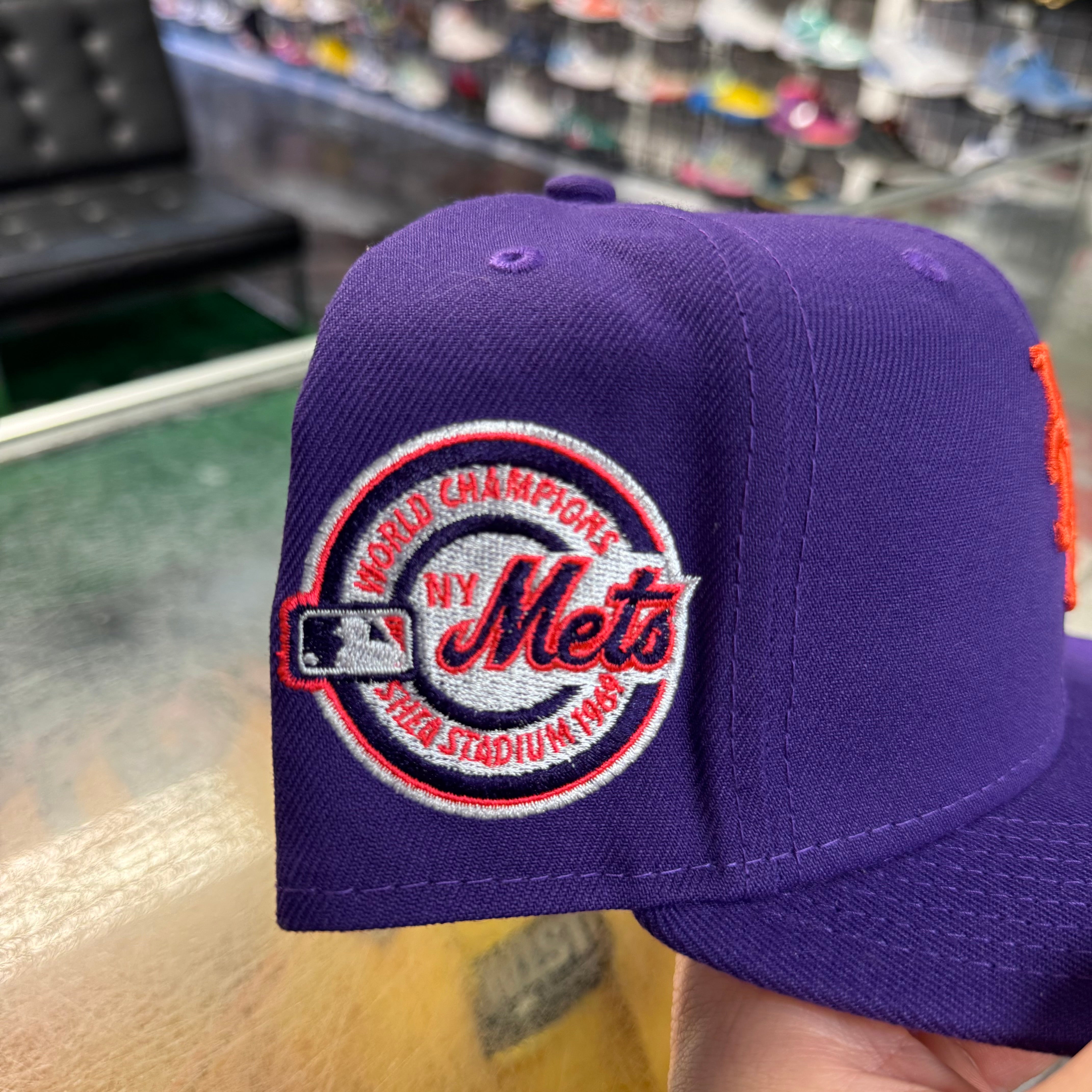 Size 7 5/8 New York Mets 50th Anniversary New Era Fitted Hat Brand New