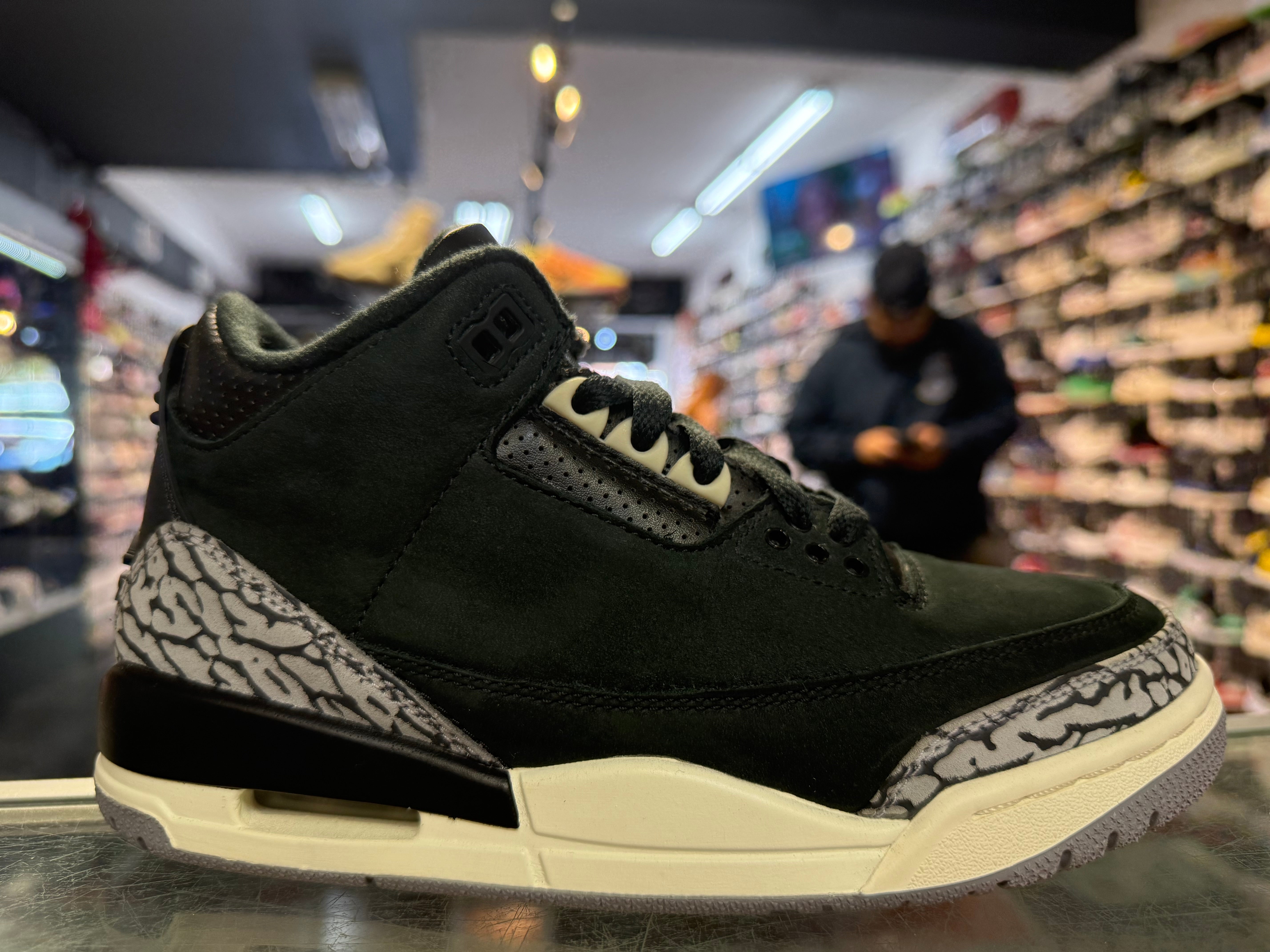 Size 4.5 (6W) Air Jordan 3 “Off Noir” Brand New