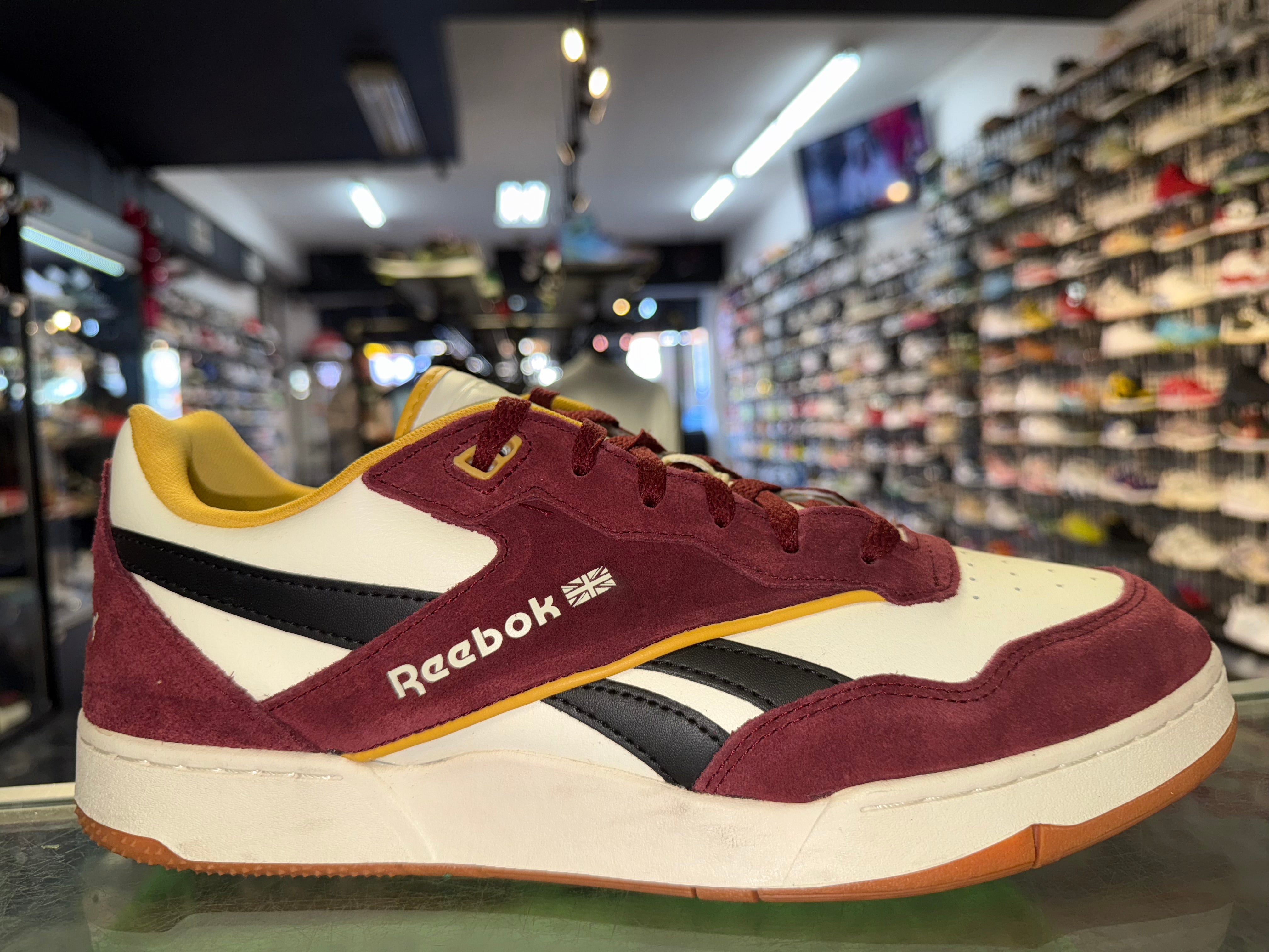 Size 12 Reebok Low "Maroon Gold"