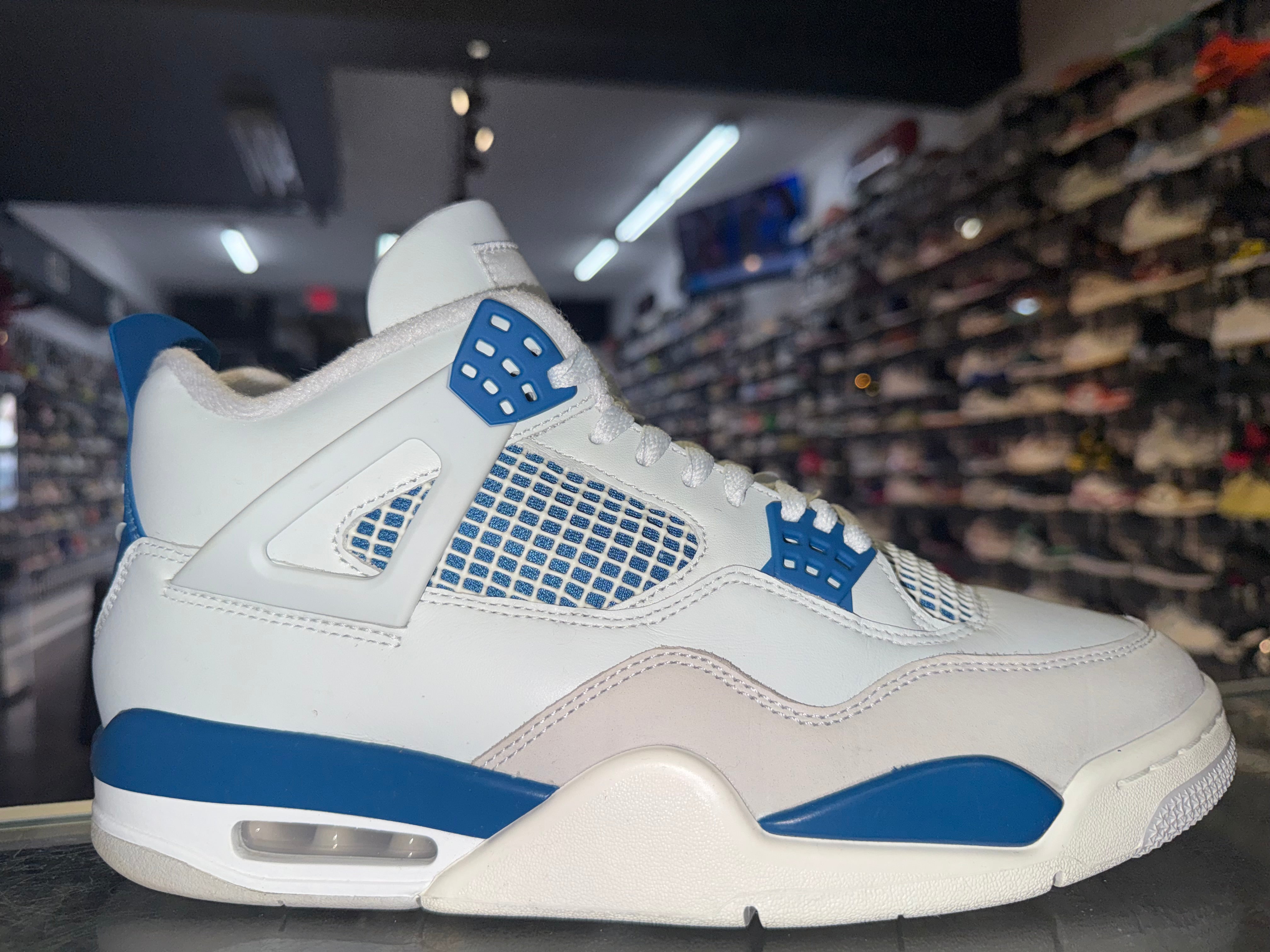 Size 10.5 Air Jordan 4 “Military Blue”