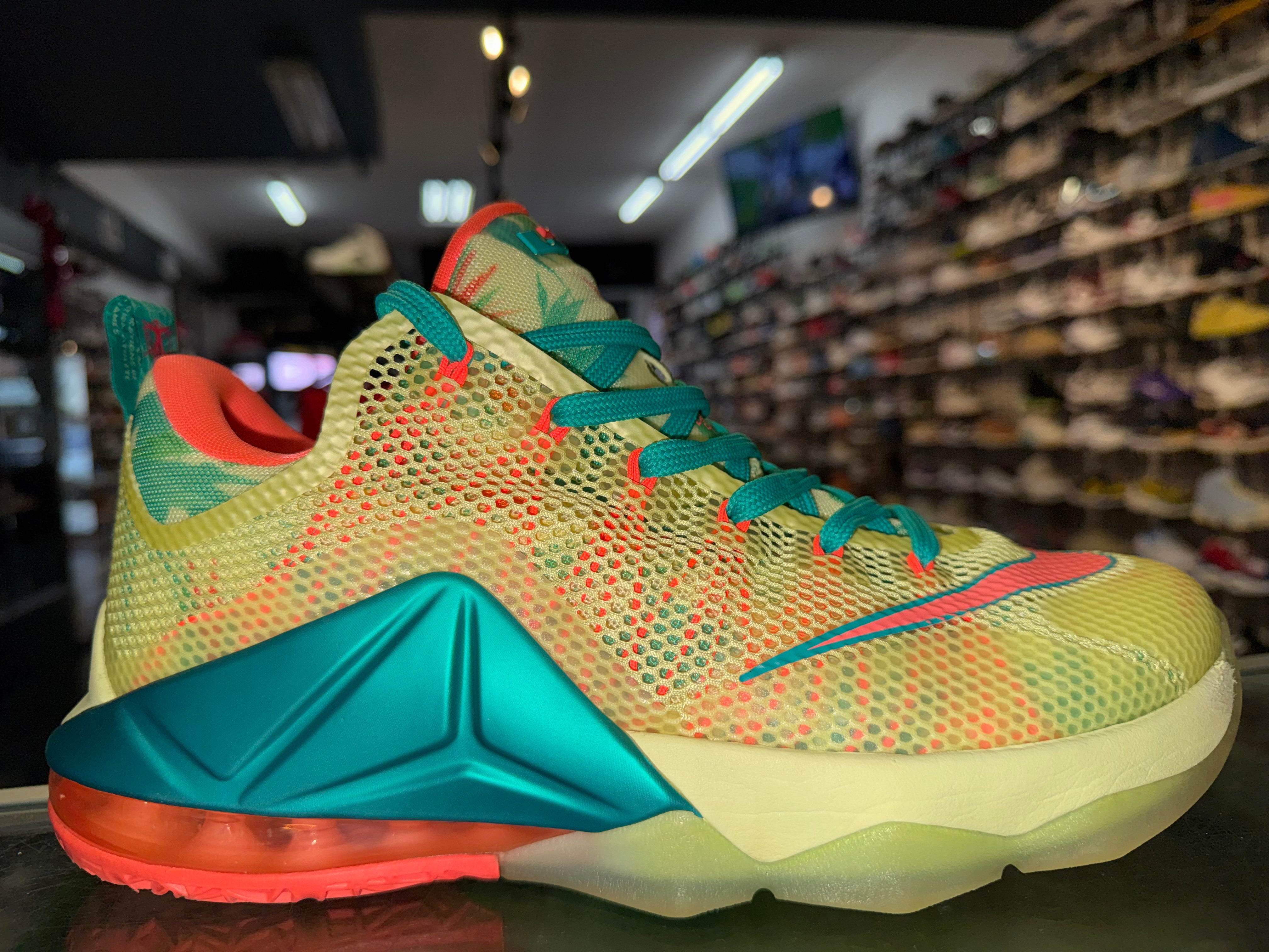 Size 8.5 Lebron 12 "LeBronald Palmer"