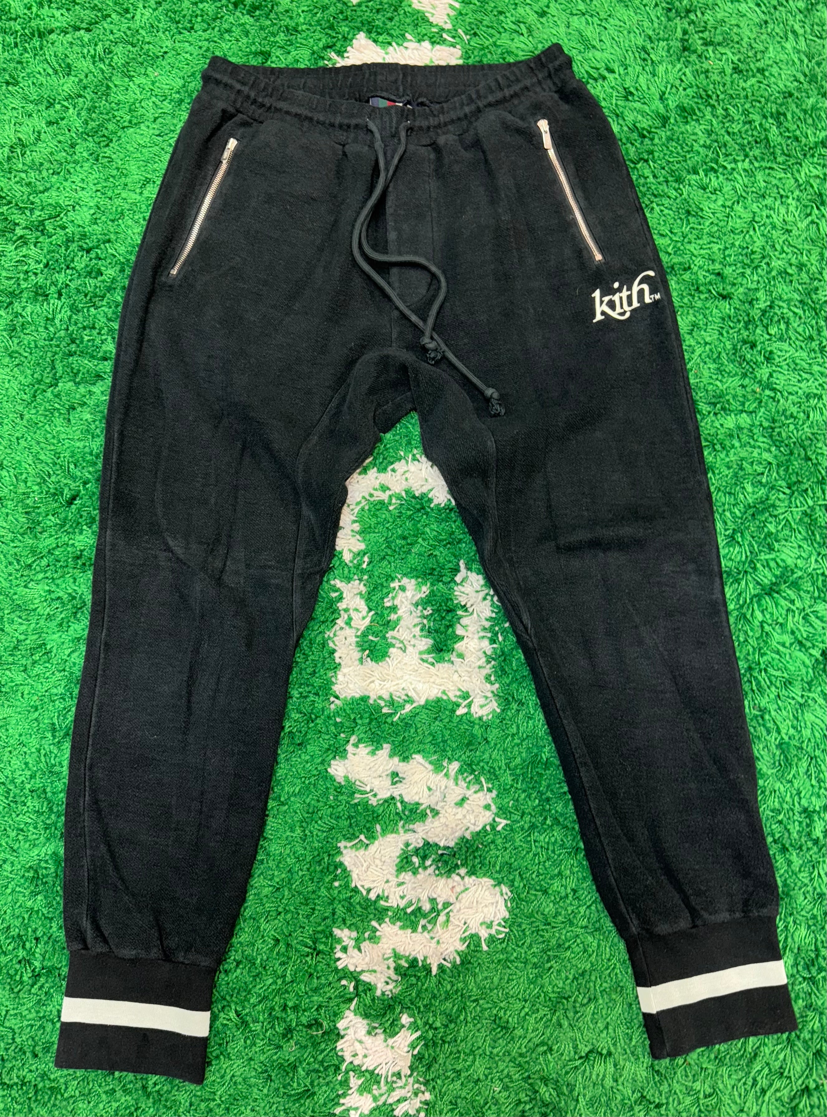 Size L Kith Reverse Sweatpants “Black”