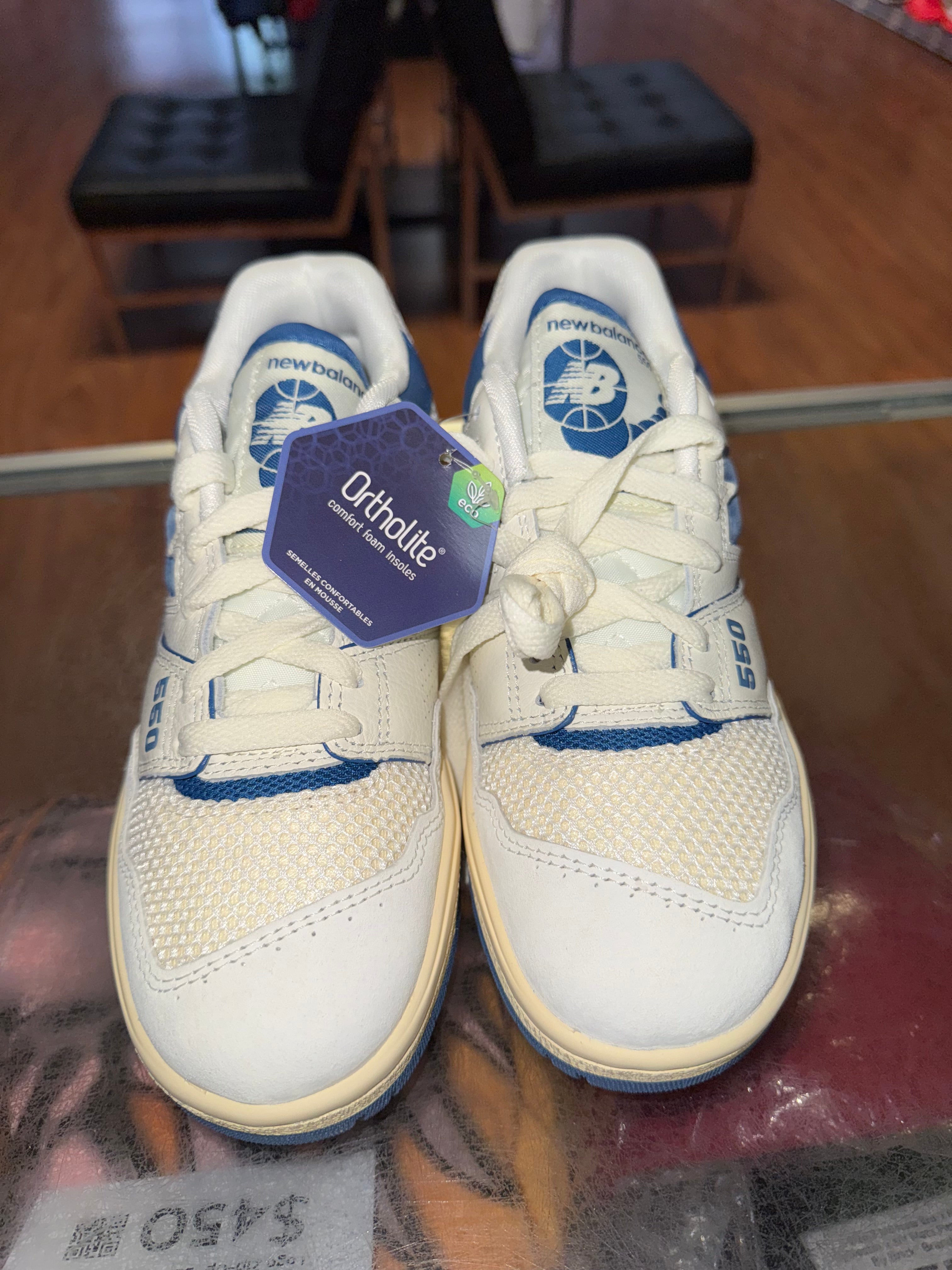 Size 4.5y New Balance 550 “Sea Salt Blue” Brand New