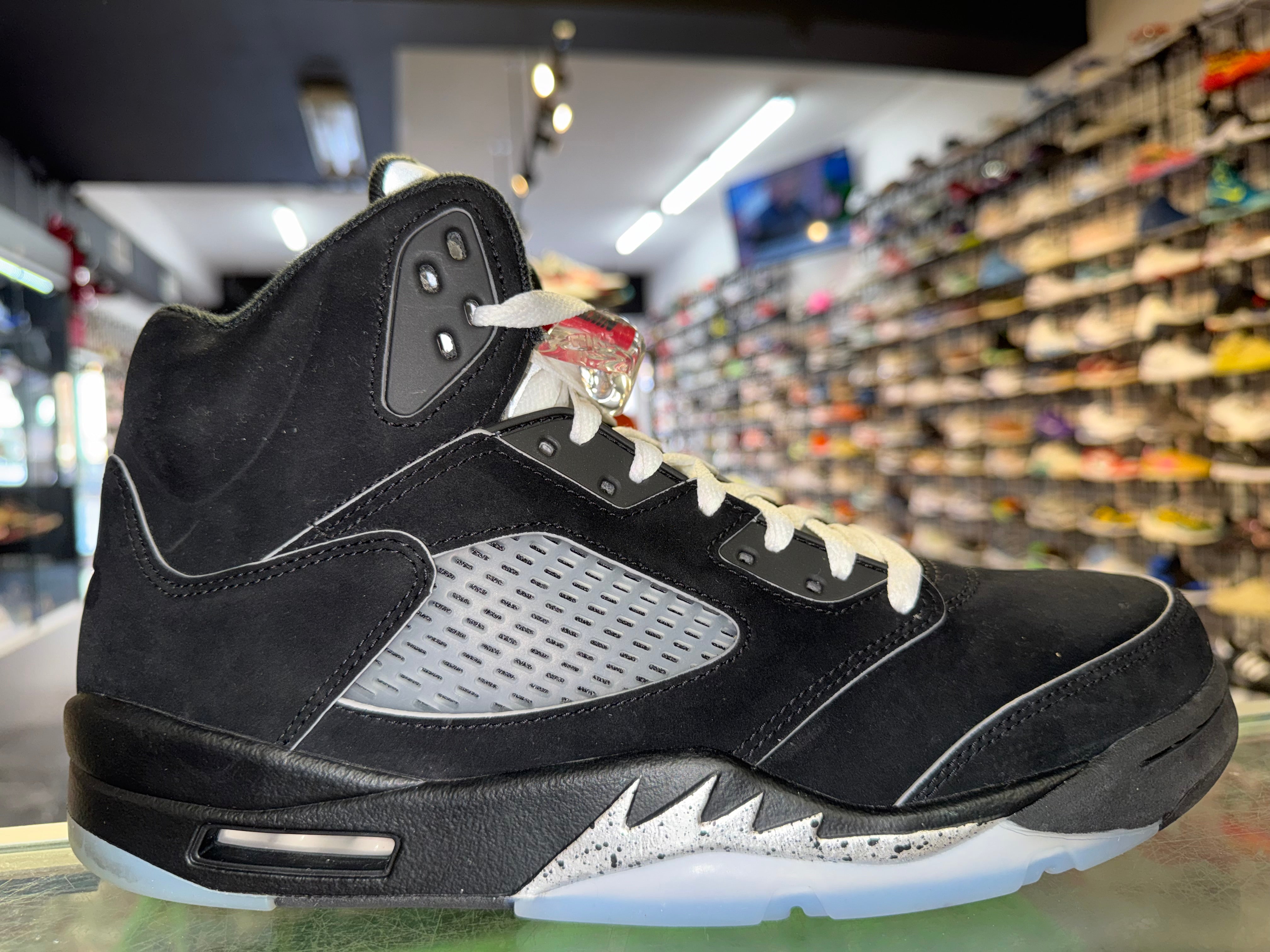 Size 11.5 Air Jordan 5 OG "Black Metallic Reimagined"