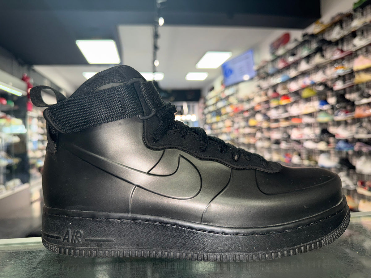 Size 8.5 Air Force 1 Foamposite Cup "Triple Black"