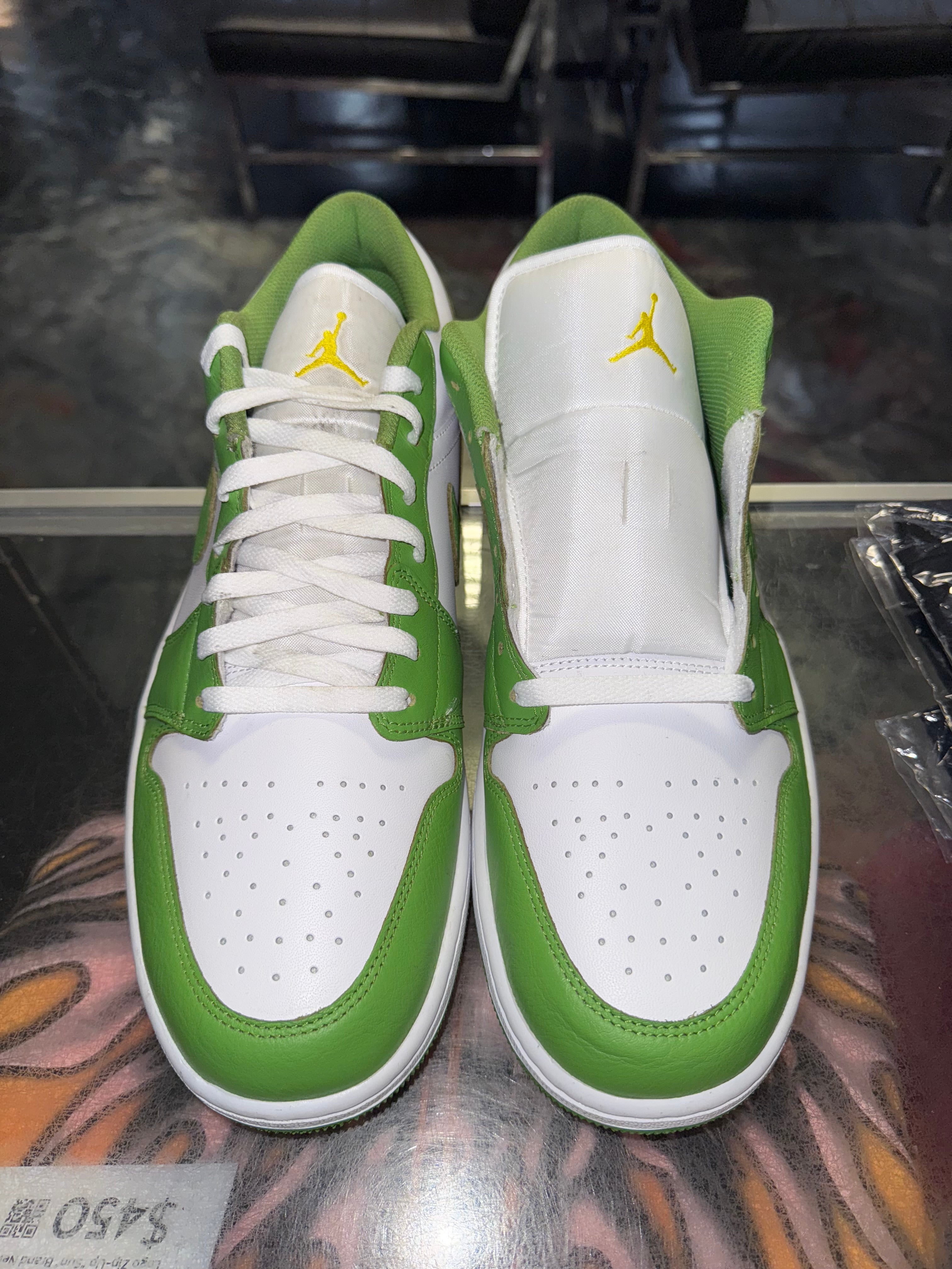 Size 14 Air Jordan 1 Low “Chlorophyll” Brand New