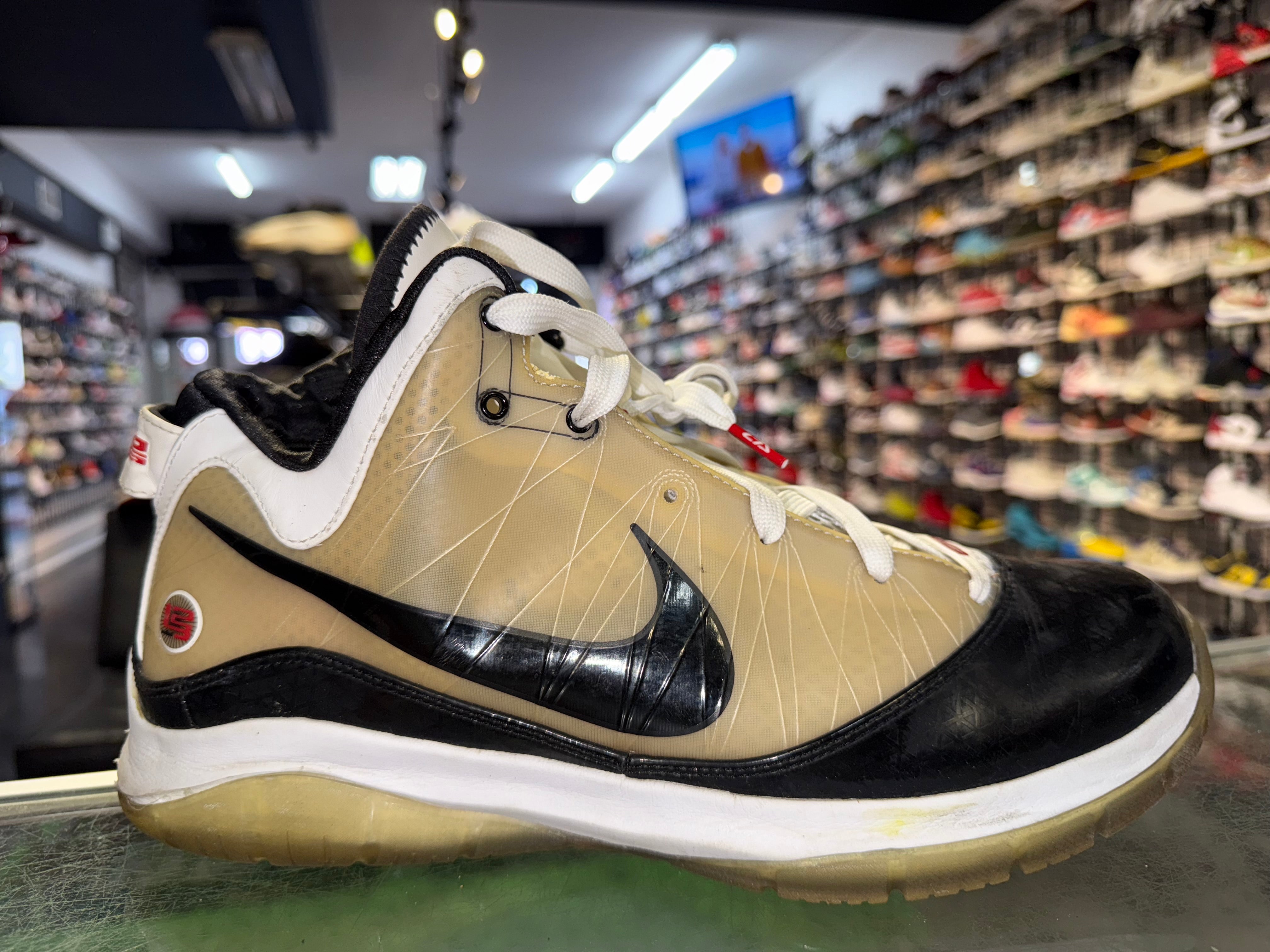 Size 12 Lebron 7 "White Black" - NB