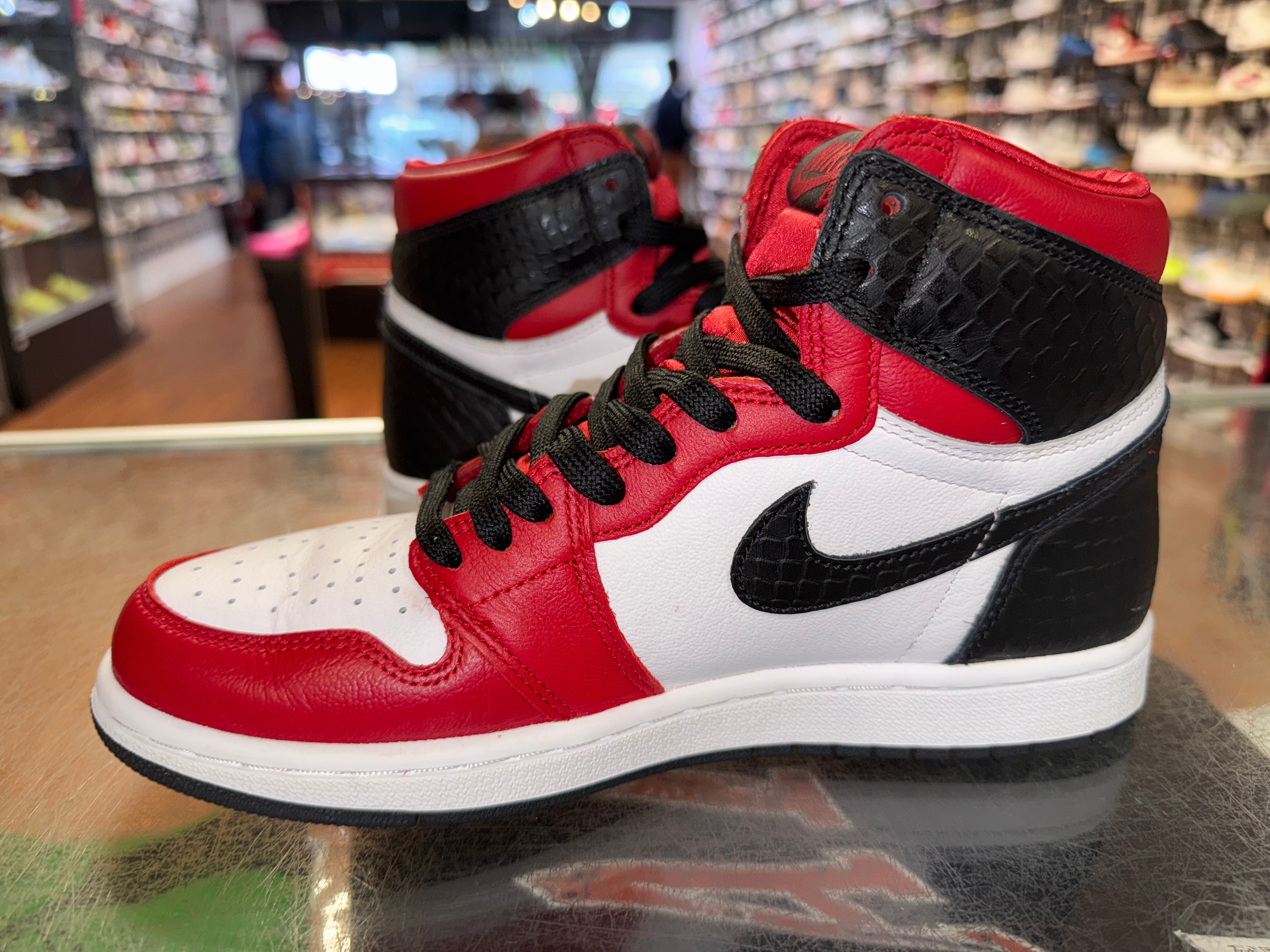 Size 5.5 (7W) Air Jordan 1 "Satin Snakeskin"