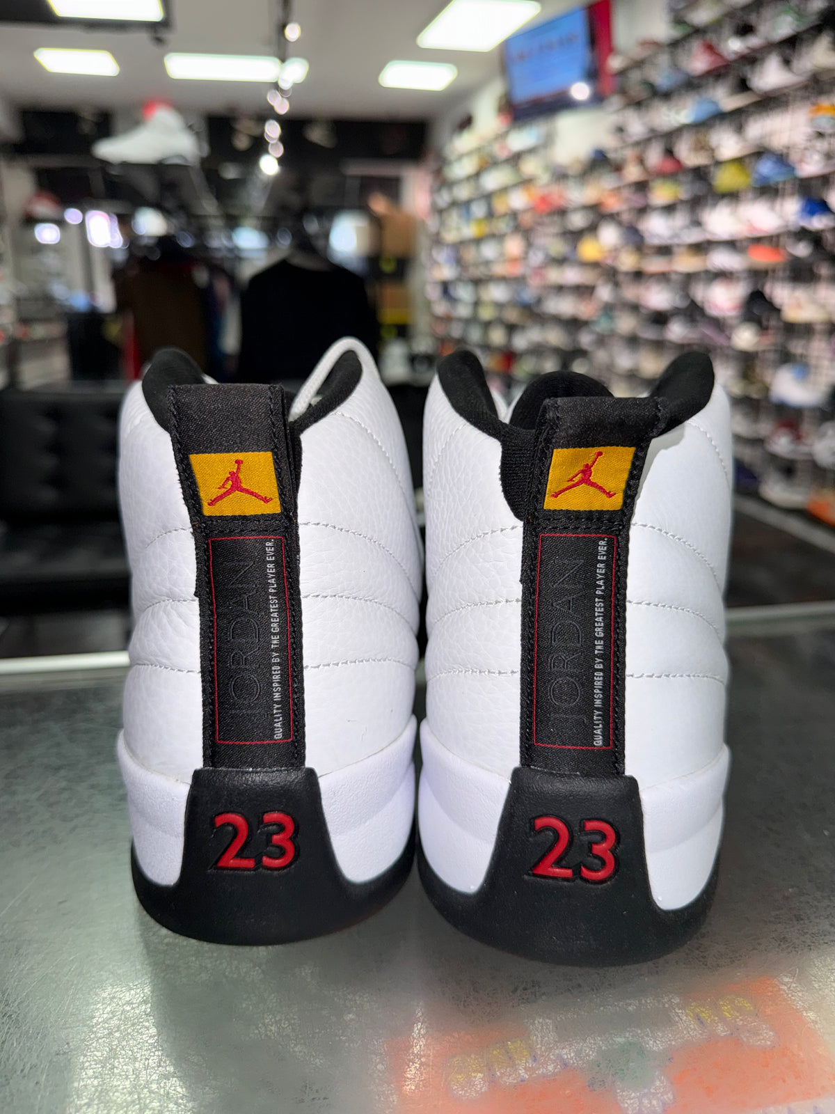 Air Jordan 12 Taxi 2025 sneaker, new, size 10.5 – view 3