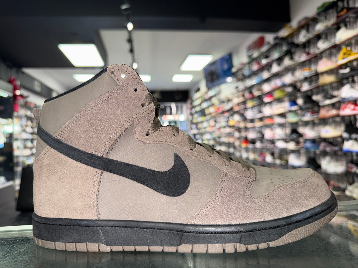 Size 10.5 Dunk High "Dark Mushroom"