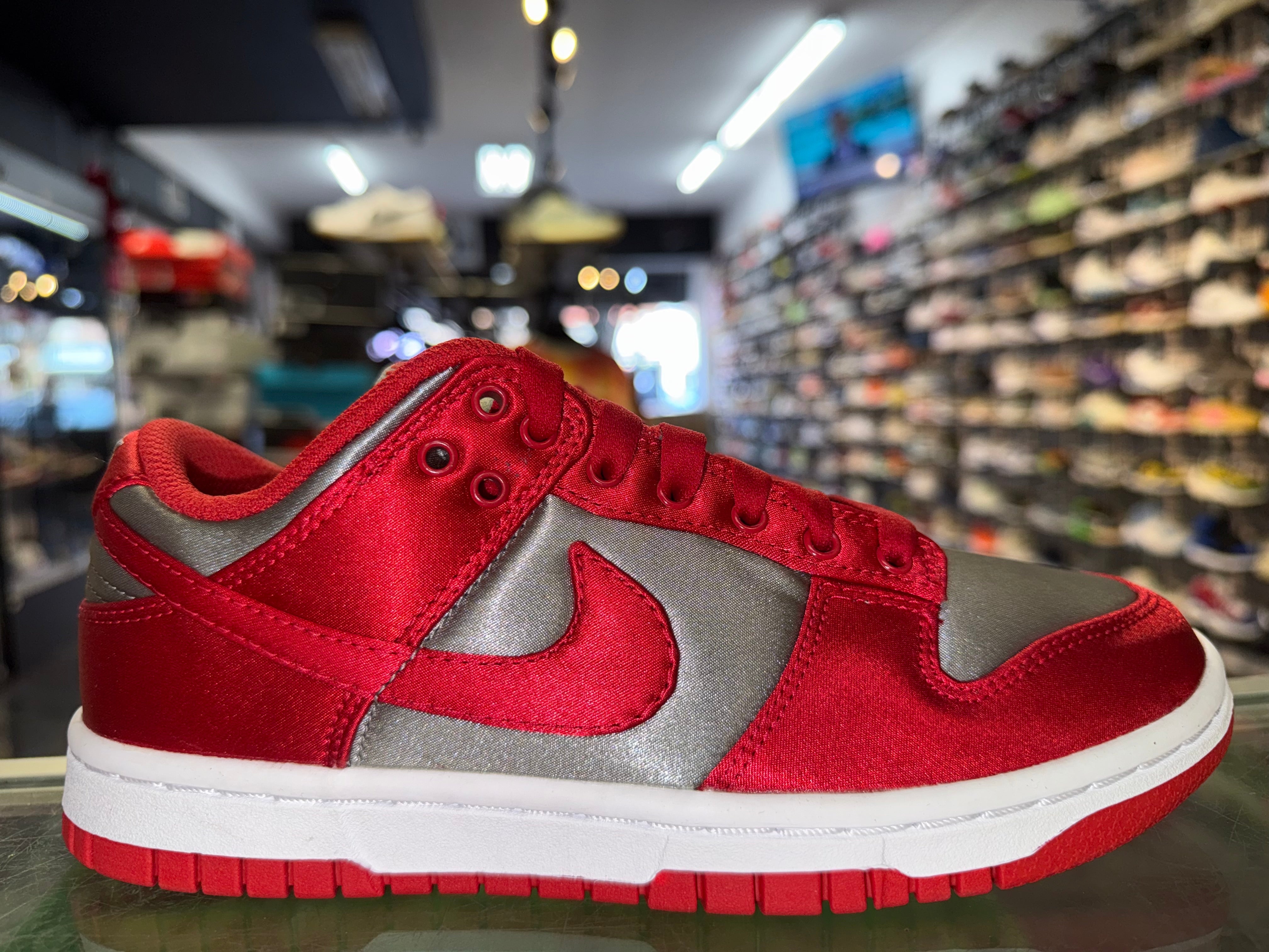 Size 5 (6.5W) Dunk Low "UNLV Satin" Brand New