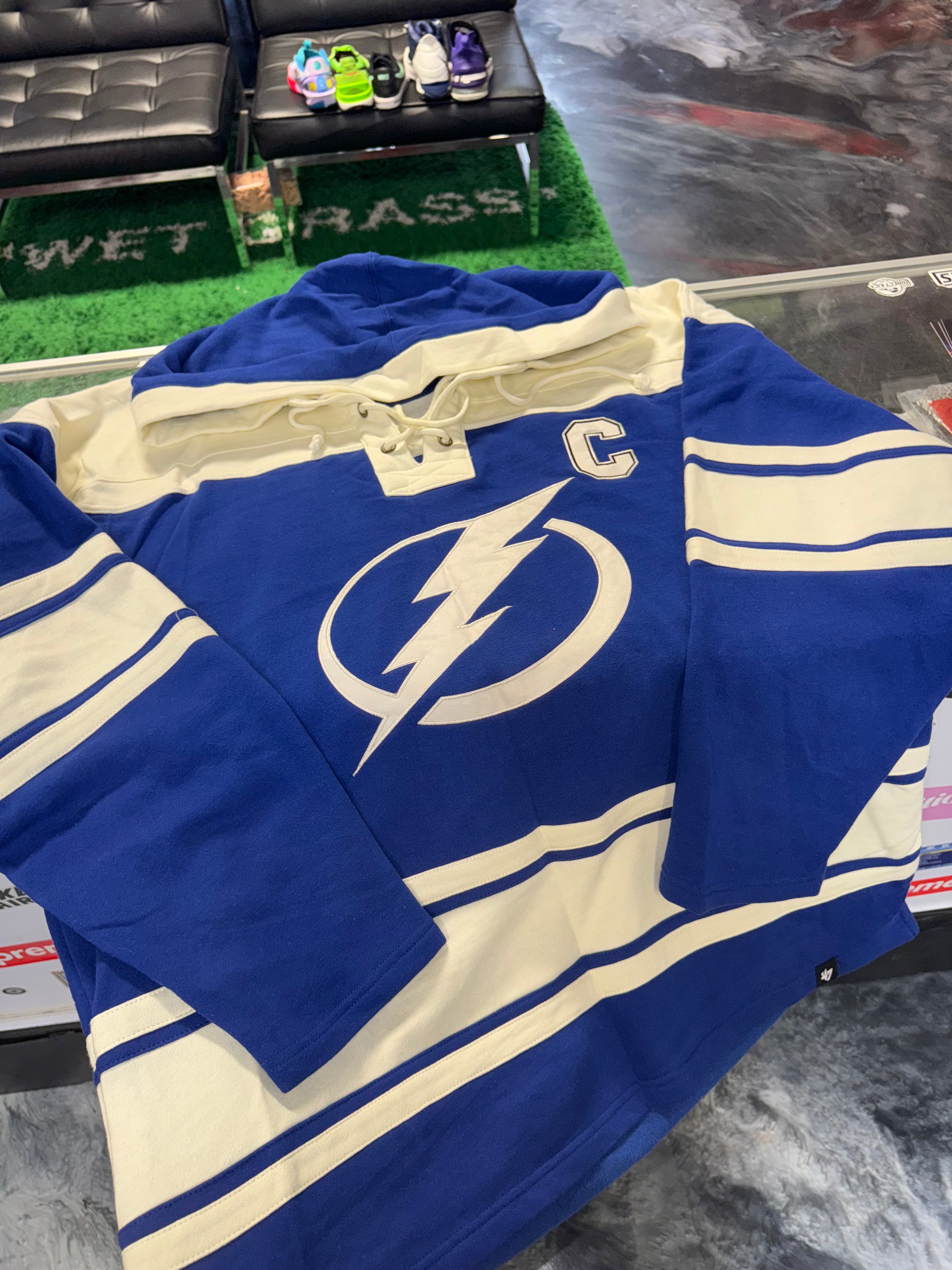 2XL NHL Steven Stamkos Tampa Bay Lightning Jersey Hoodie