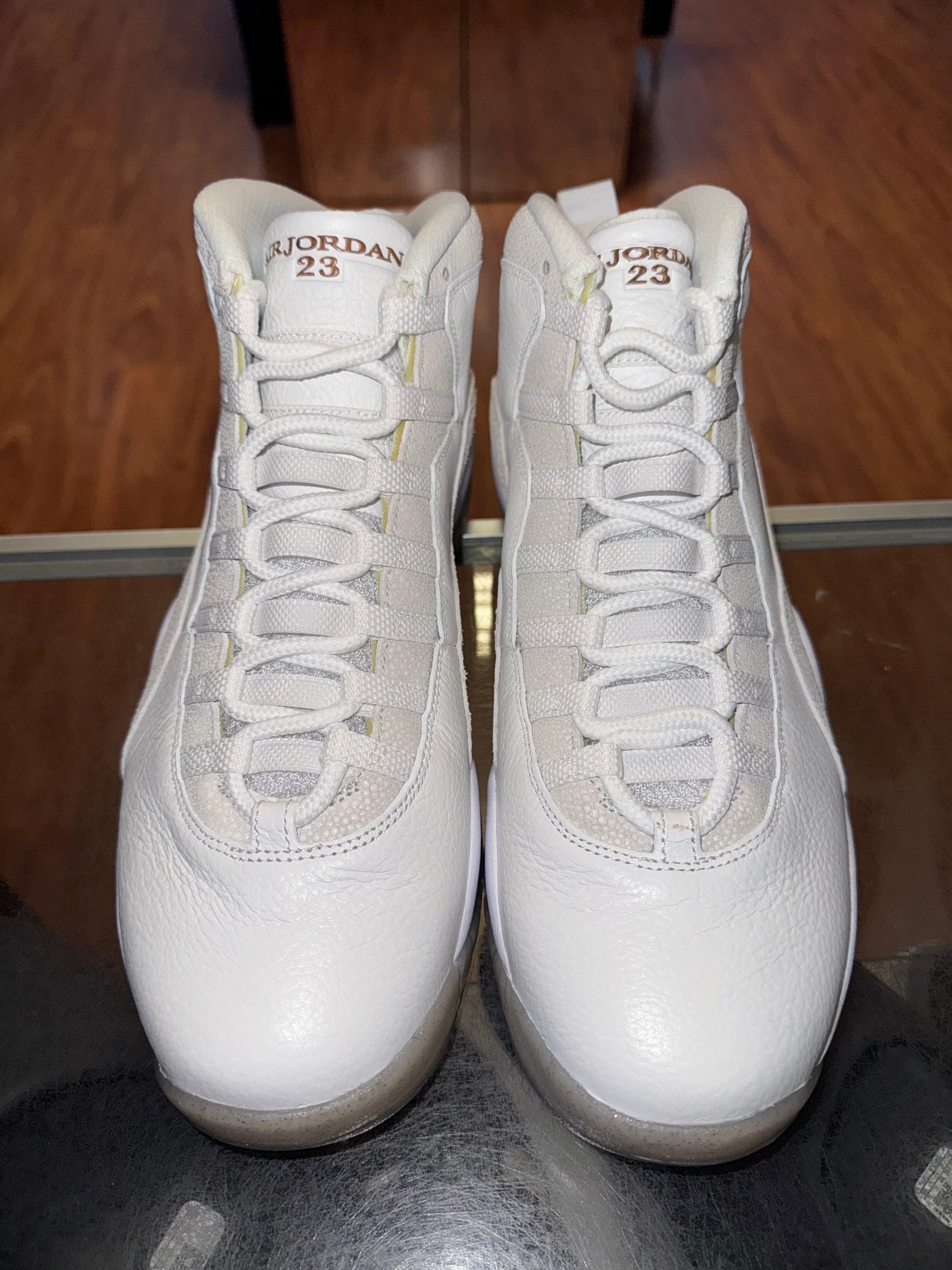 Size 12 Air Jordan 10 OVO “White” Brand New