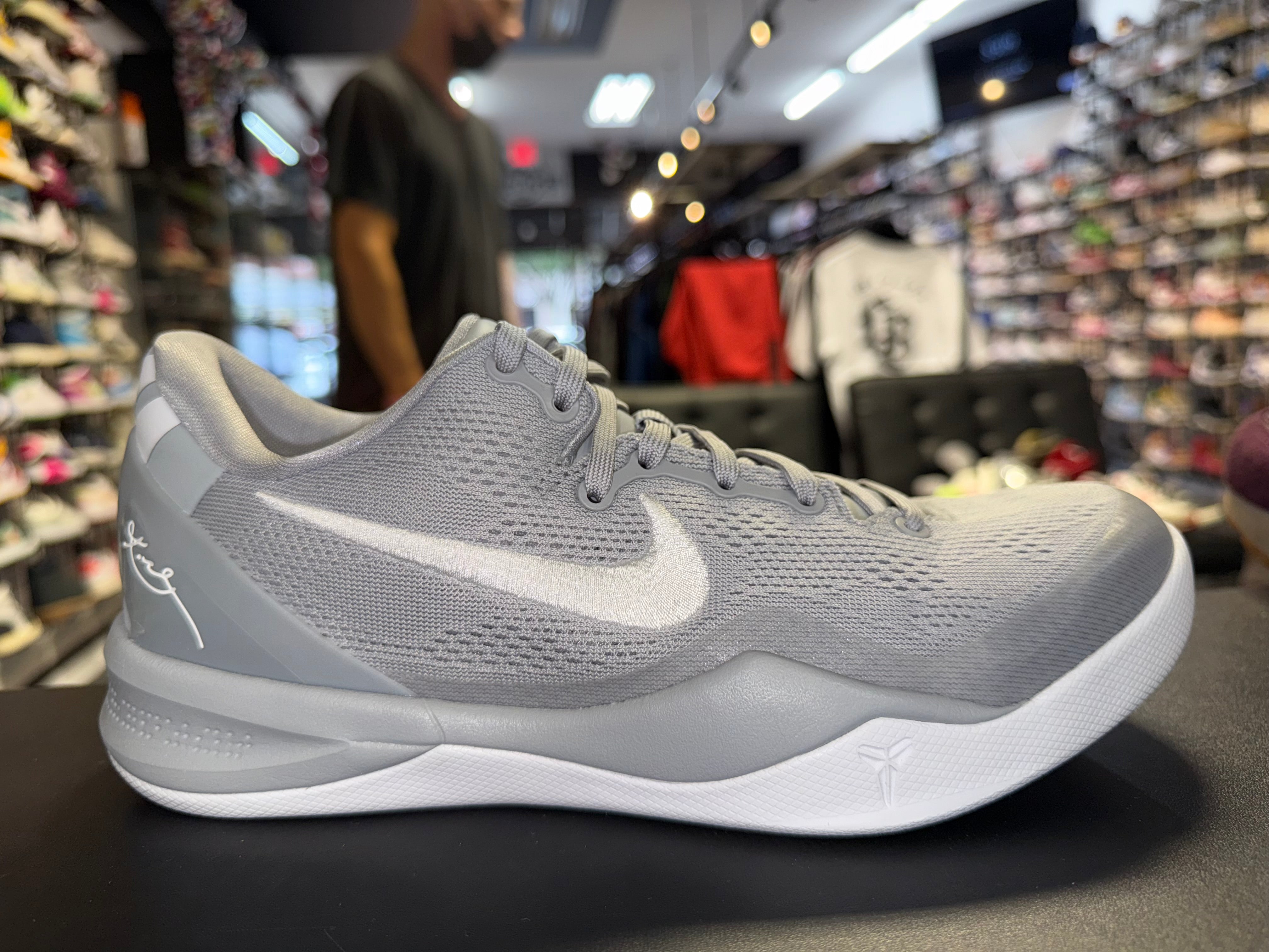 Size 7.5 Kobe 8 Protro "Wolf Grey"