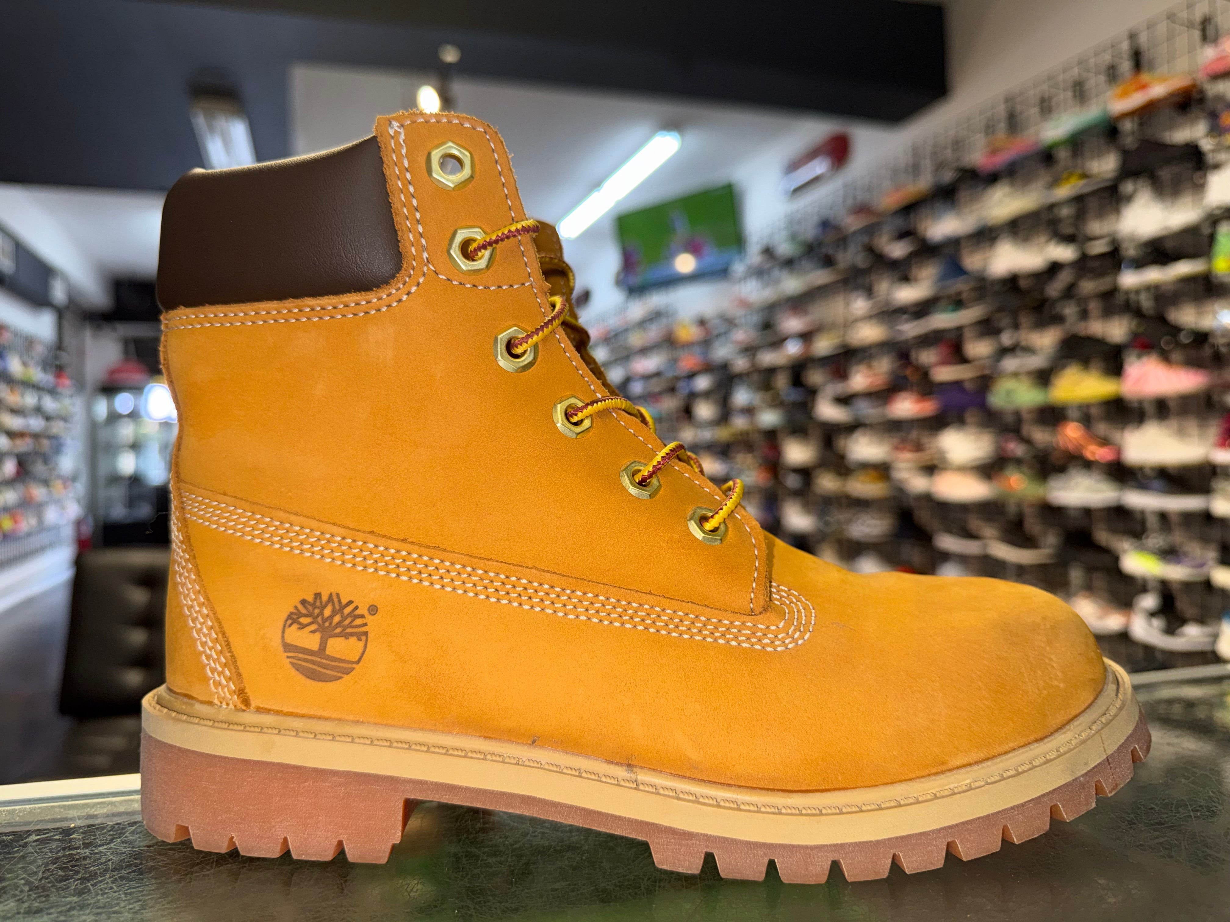 Size 5.5 Timberland 6 Inch Premium Boot "Wheat"