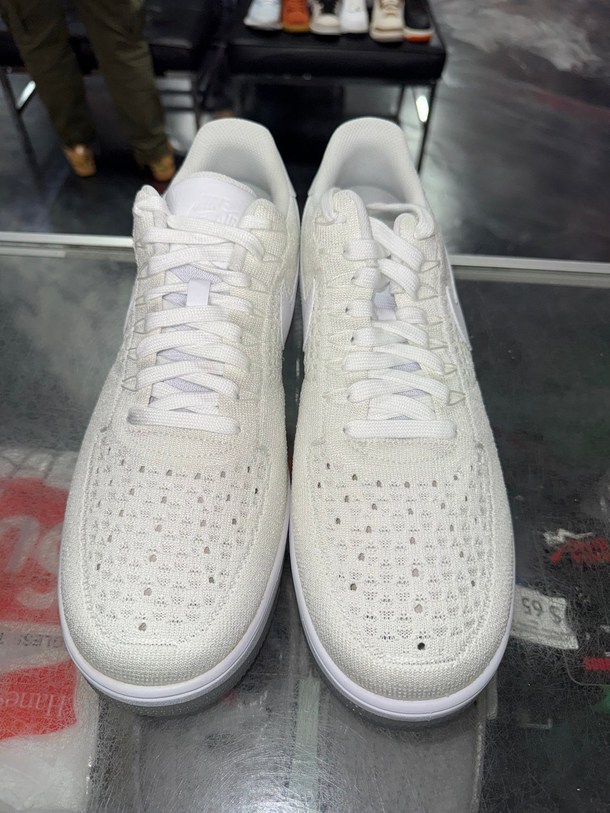 Size 13 Air Force 1 Ultra Flyknit Low "White Ice" Brand New