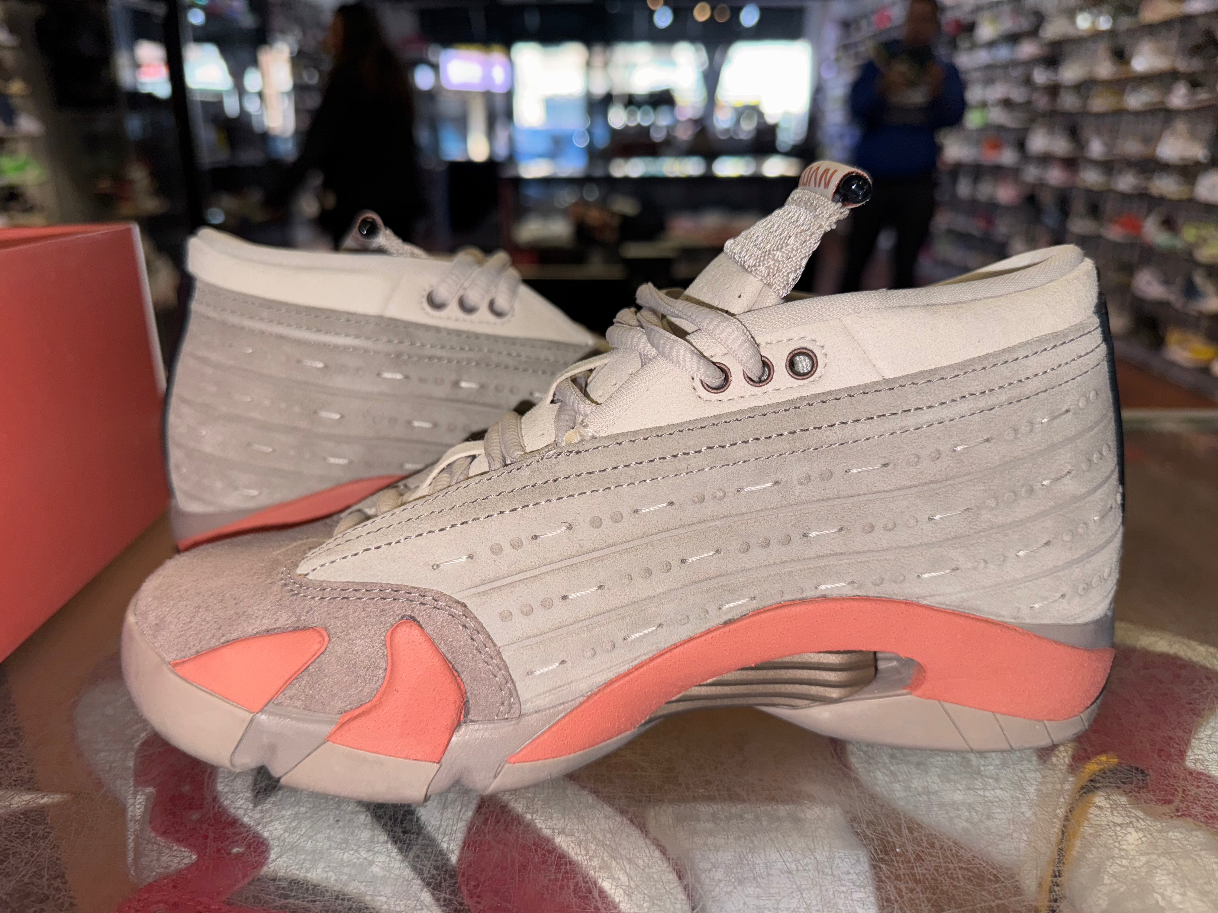 Size 6 (7.5W) Air Jordan 14 Low CLOT "Terra Blush"