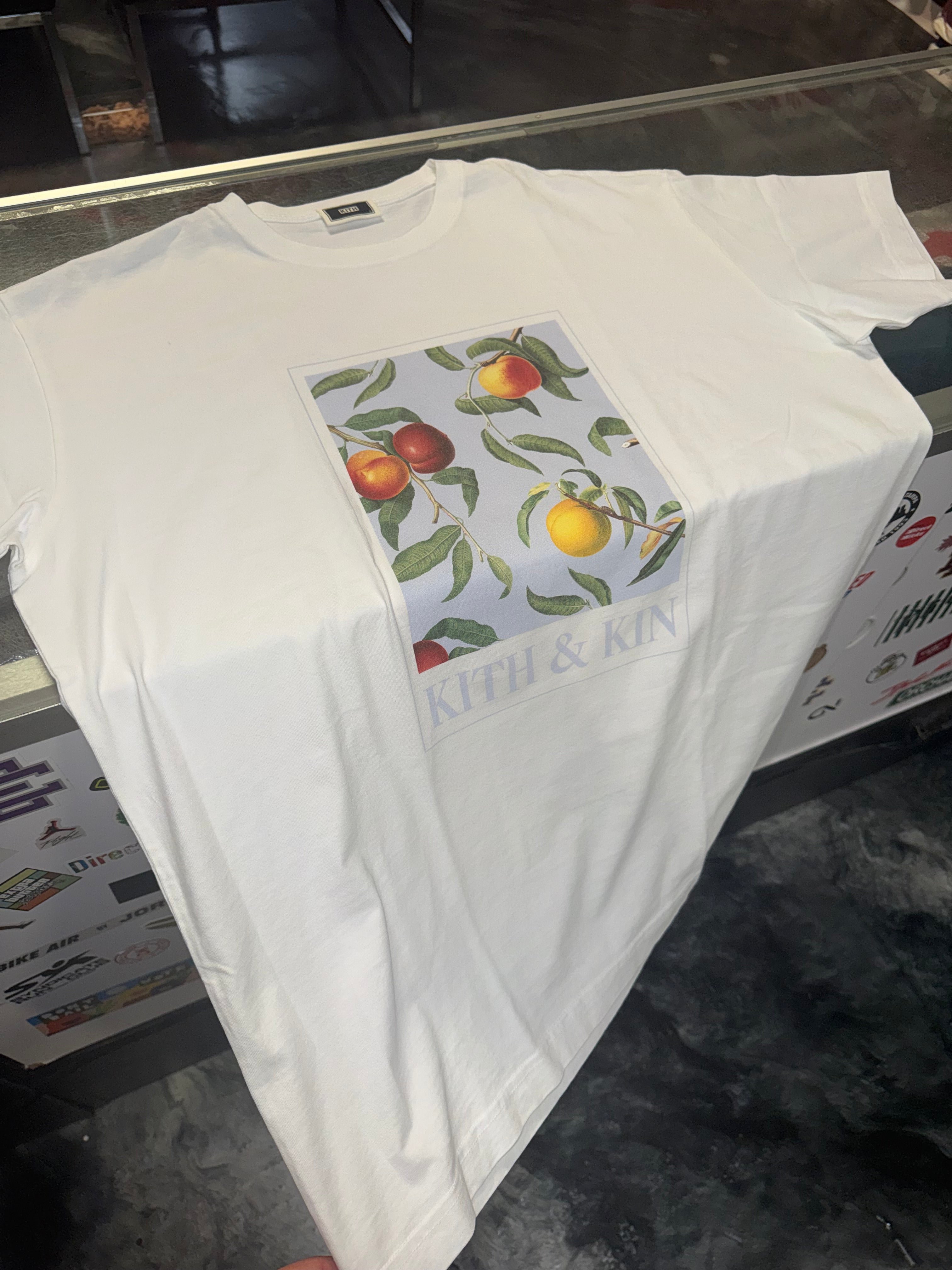 Size L Kith & Kin Postcard Tee “White” Brand New