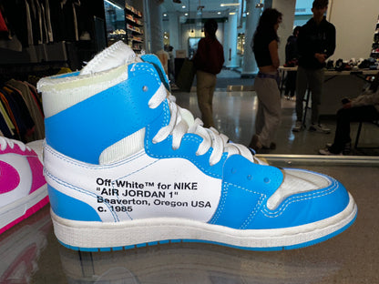 Size 6.5 Air Jordan 1 Off White “University Blue” (Mall)