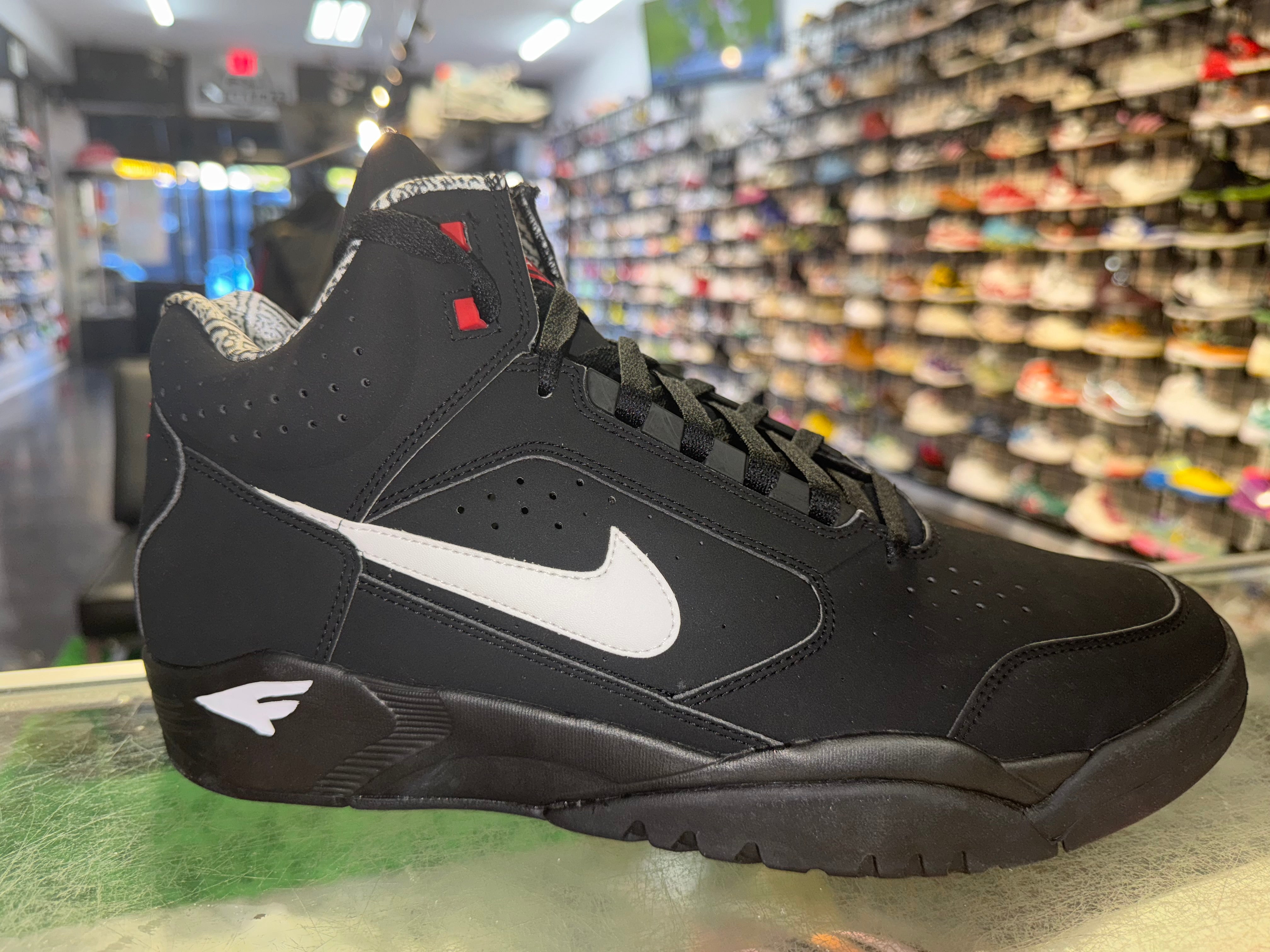 Size 12 Air Flight Lite II Mid "Black White" Brand New