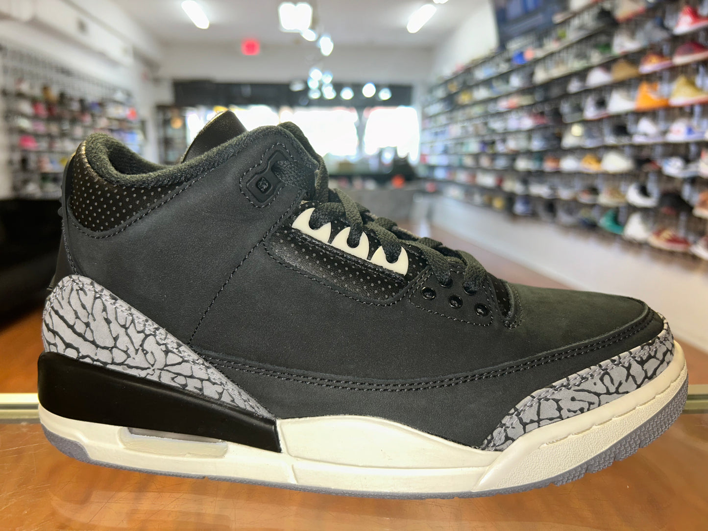 Size 5.5 (7W) Air Jordan 3 “Off Noir” Brand New (MAMO)