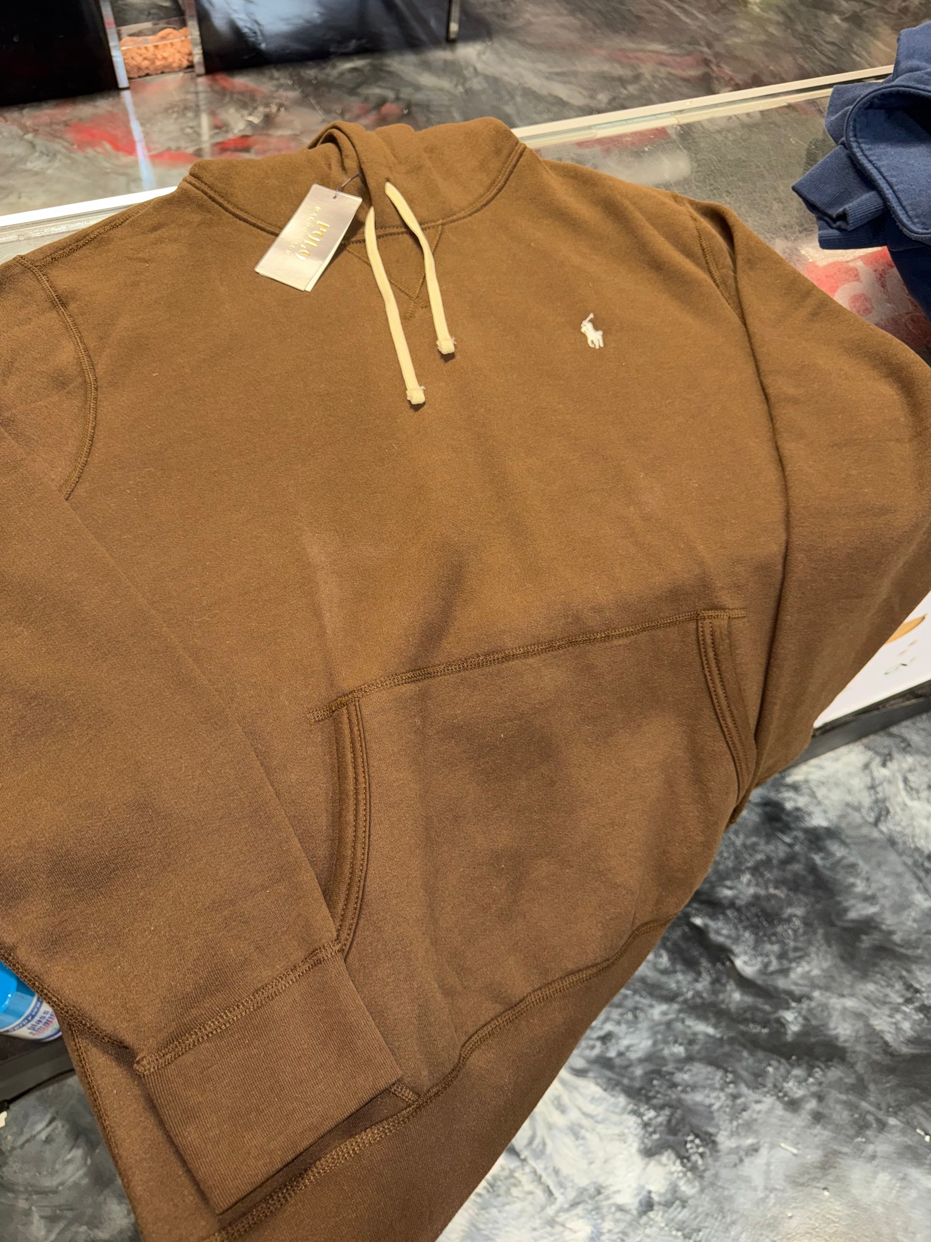 Size L Polo Ralph Lauren Hoodie “Brown” Brand New