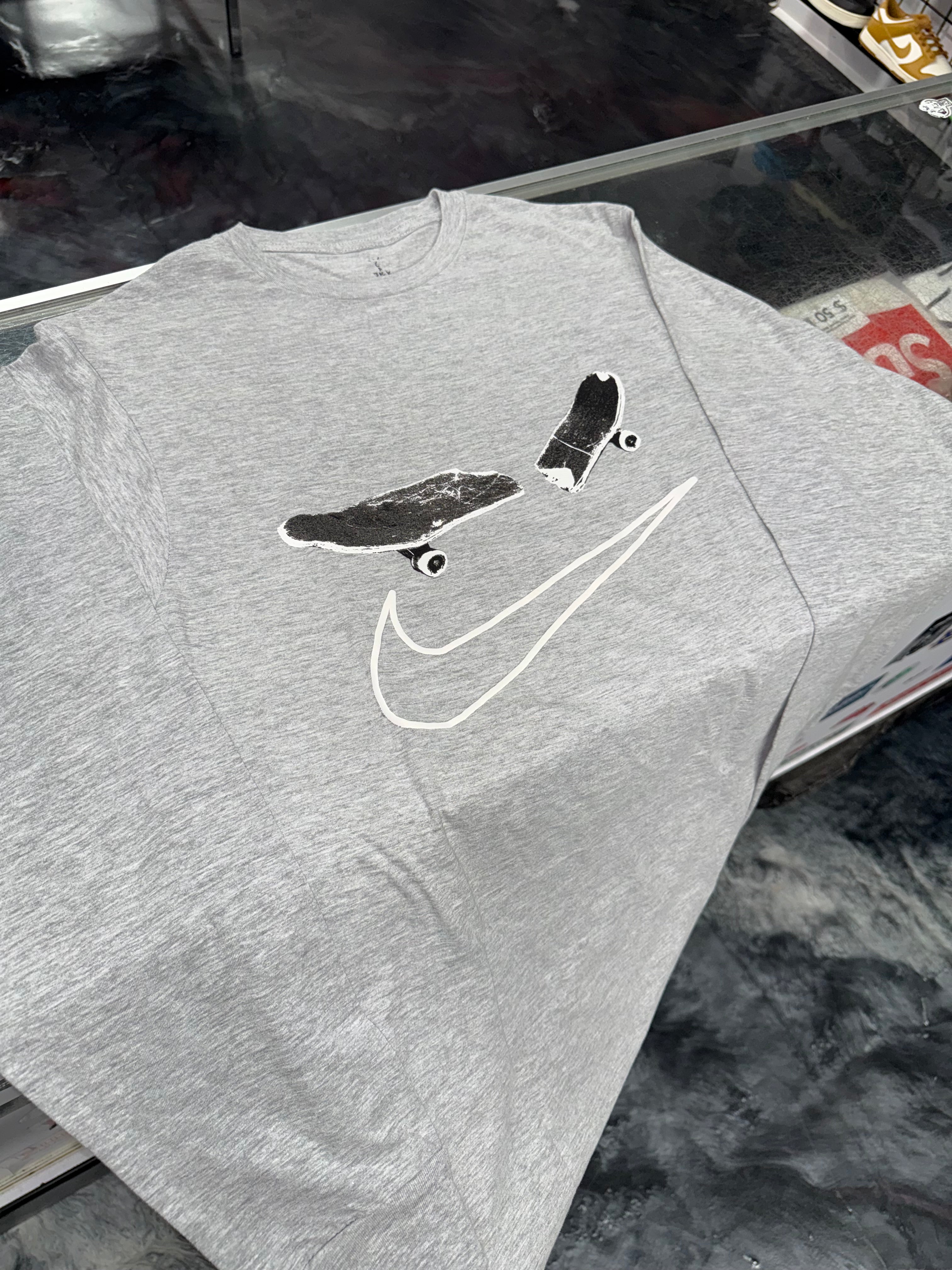 Size M Travis Scott x Nike SB Long Sleeve “Grey Skate” Brand New
