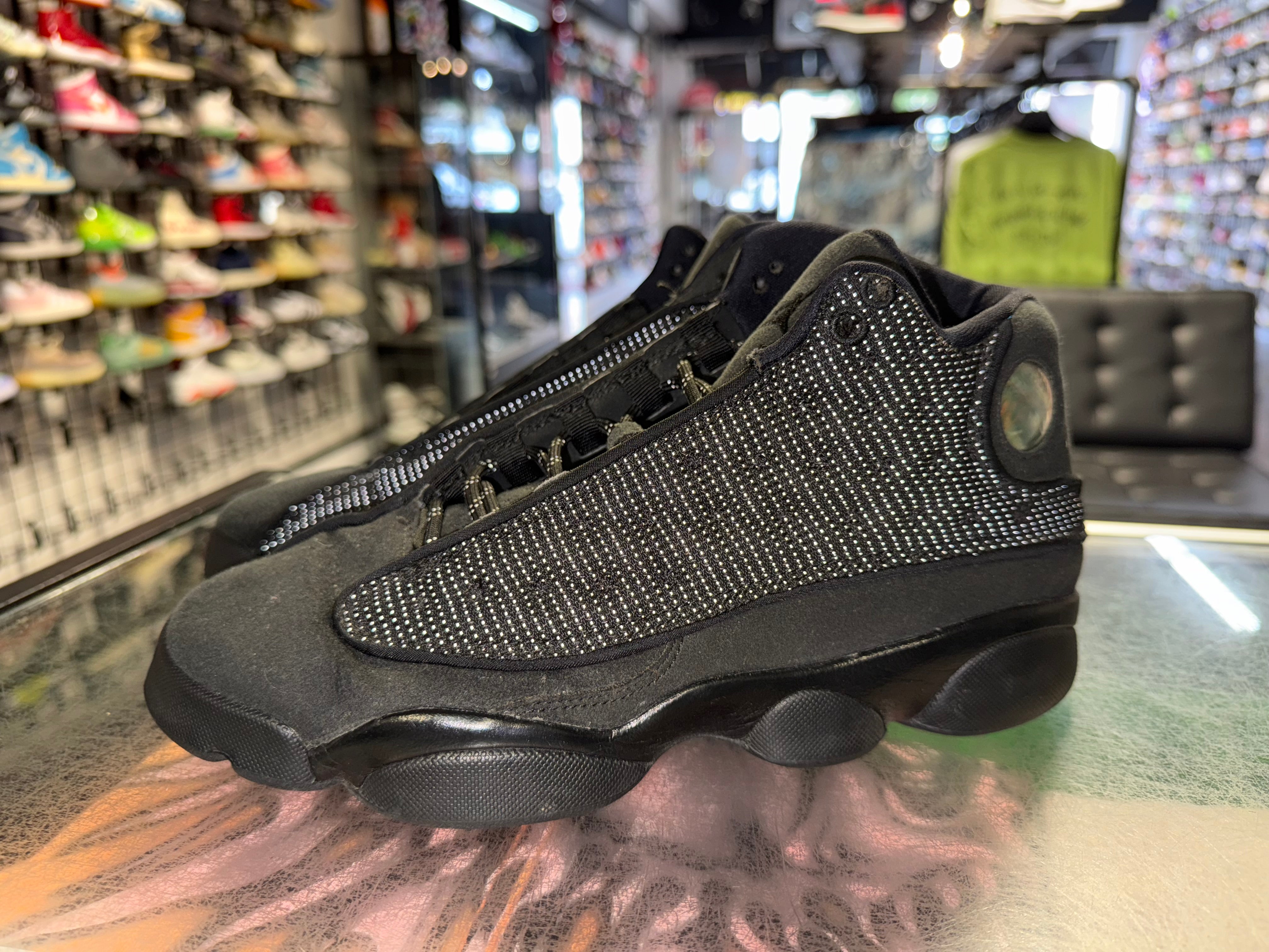 Size 7y Air Jordan 13 “Black Cat”