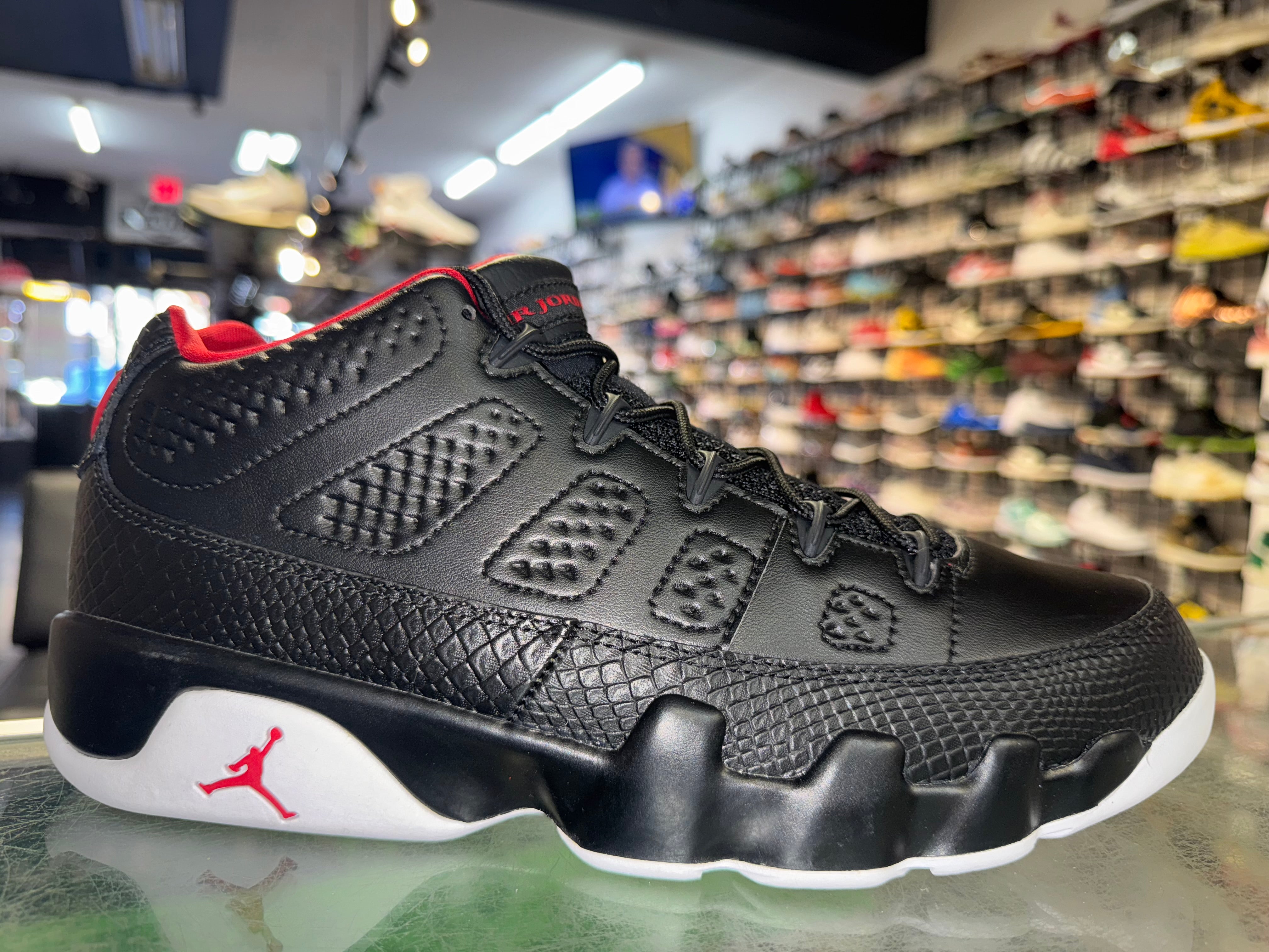 Size 10 Air Jordan 9 Low "Snakeskin" Brand New