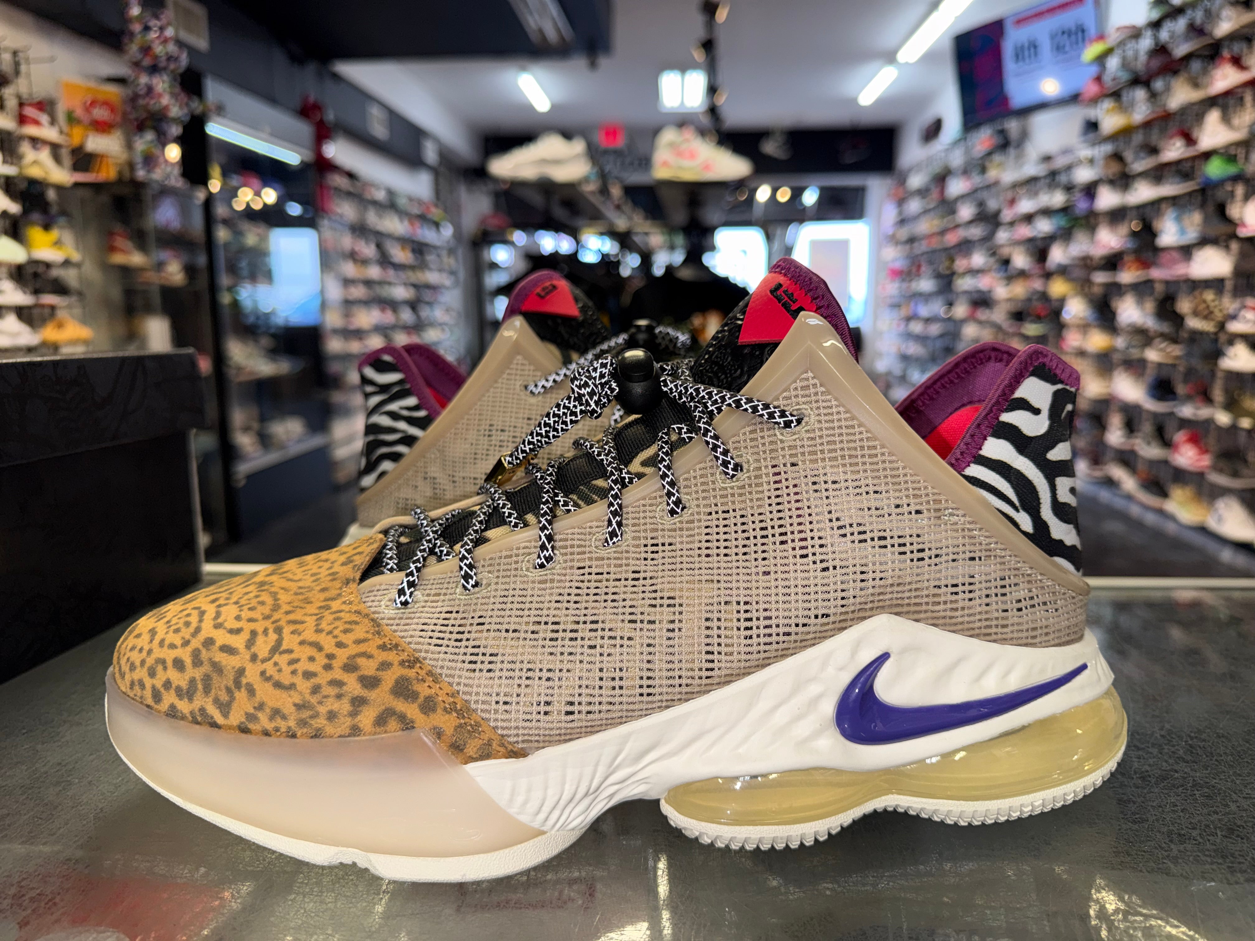 Size 12.5 Lebron 19 Low "Safari" Worn 1x