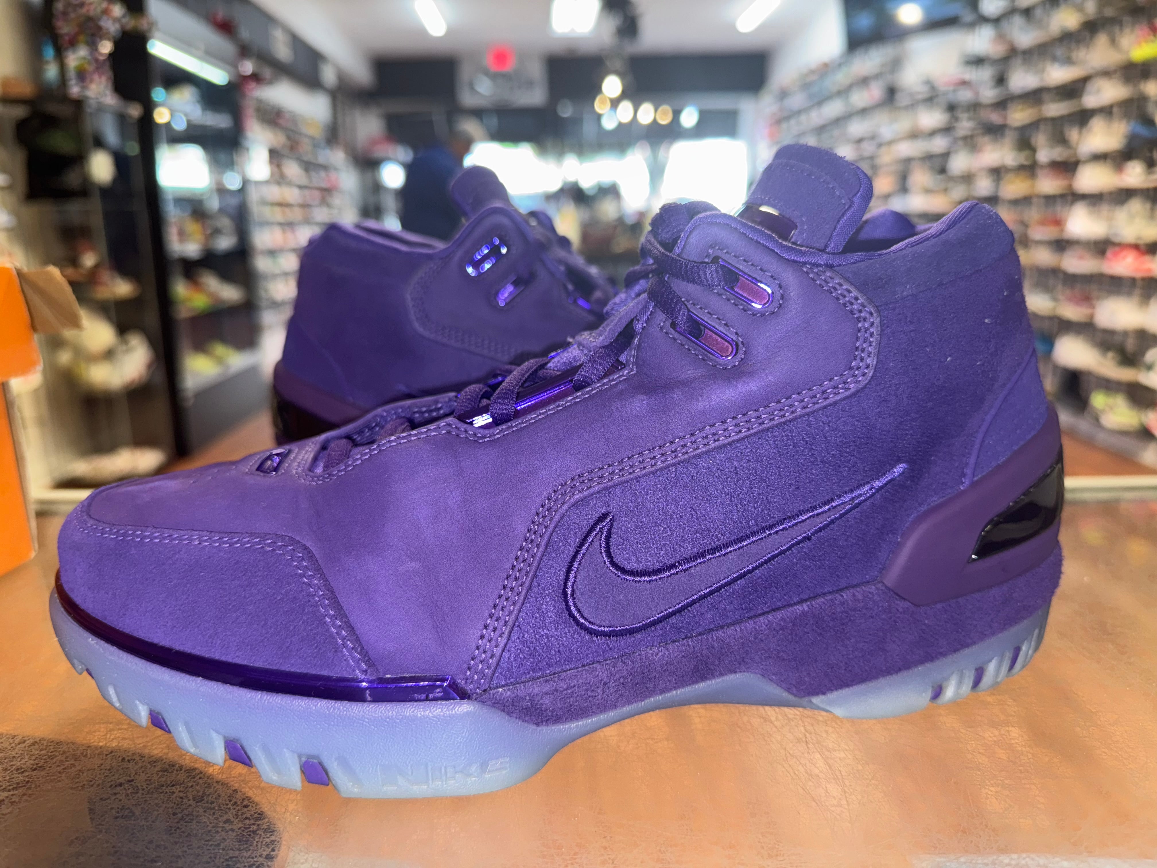 Size 9.5 Air Zoom Generation "Court Purple Suede"