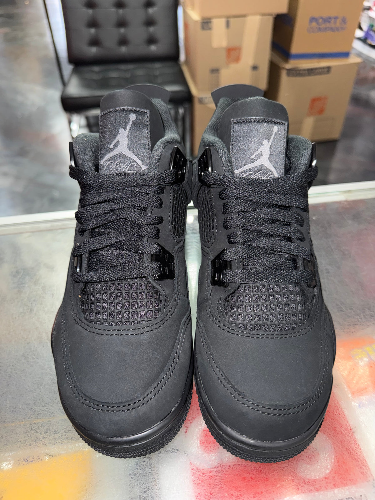 Air Jordan 4 GS Black Cat sneaker, new, size 5Y – view 2