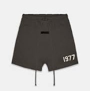 Size M Essentials FOG 1977 Shorts “Iron”