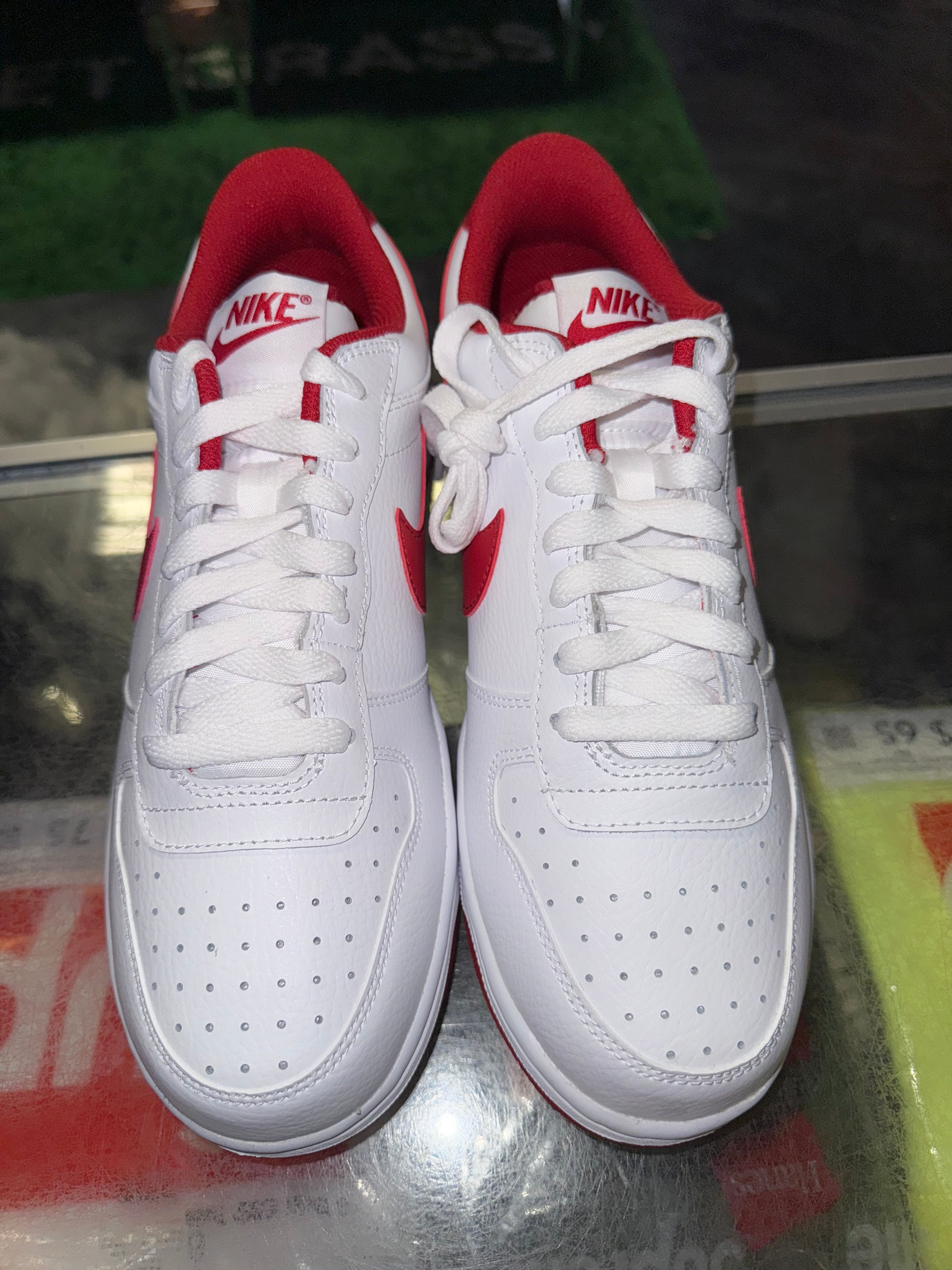 Size 8 Big Nike Low "White Gym Red" Brand New