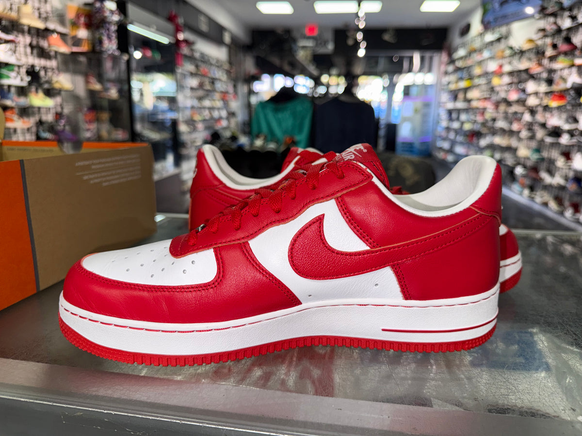 Nike Air Force 1 Terror Squad White University Red sneaker, worn 1x, size 11 – view 4