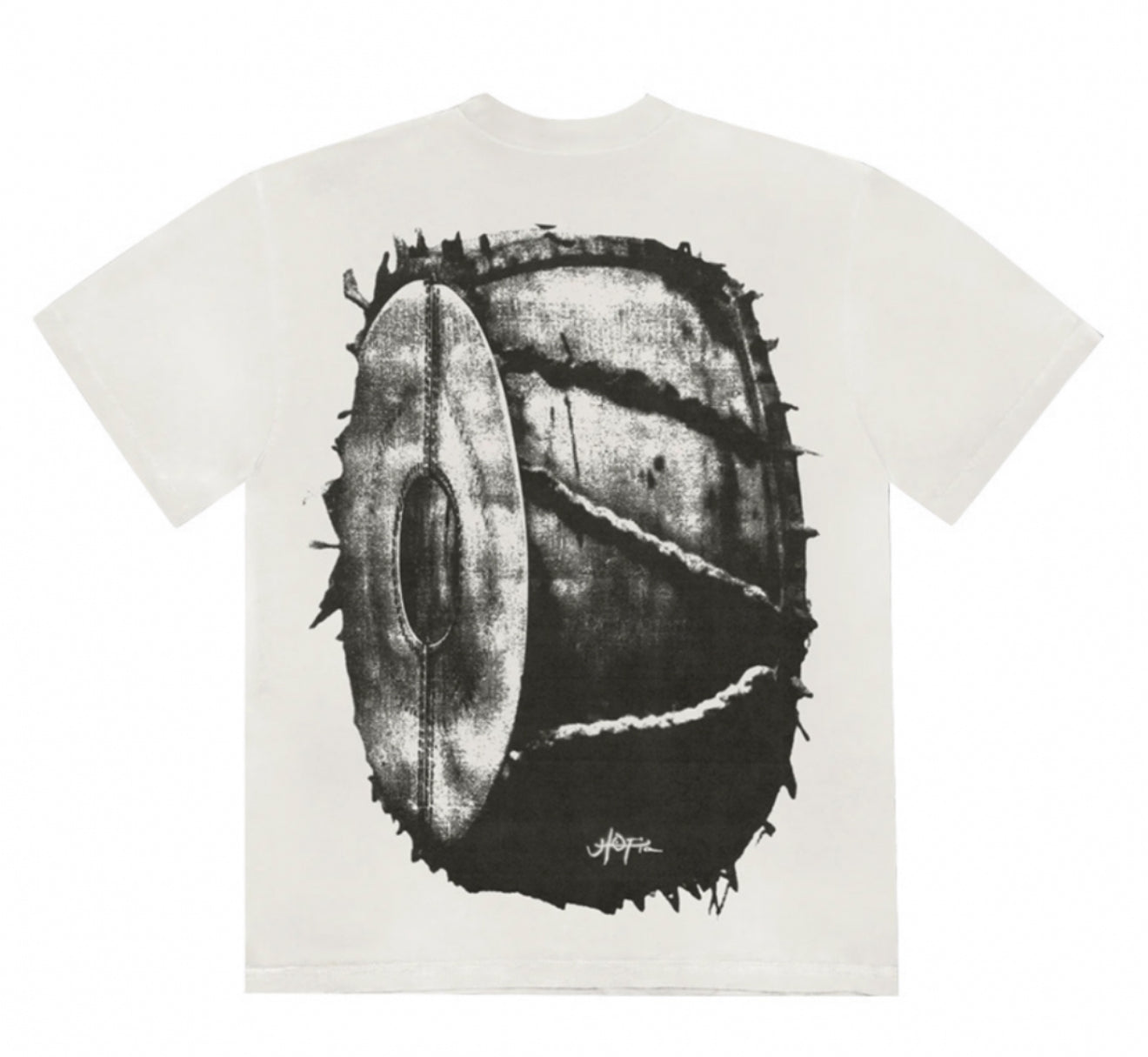 Size L Travis Scott Utopia Tee “Cream White”