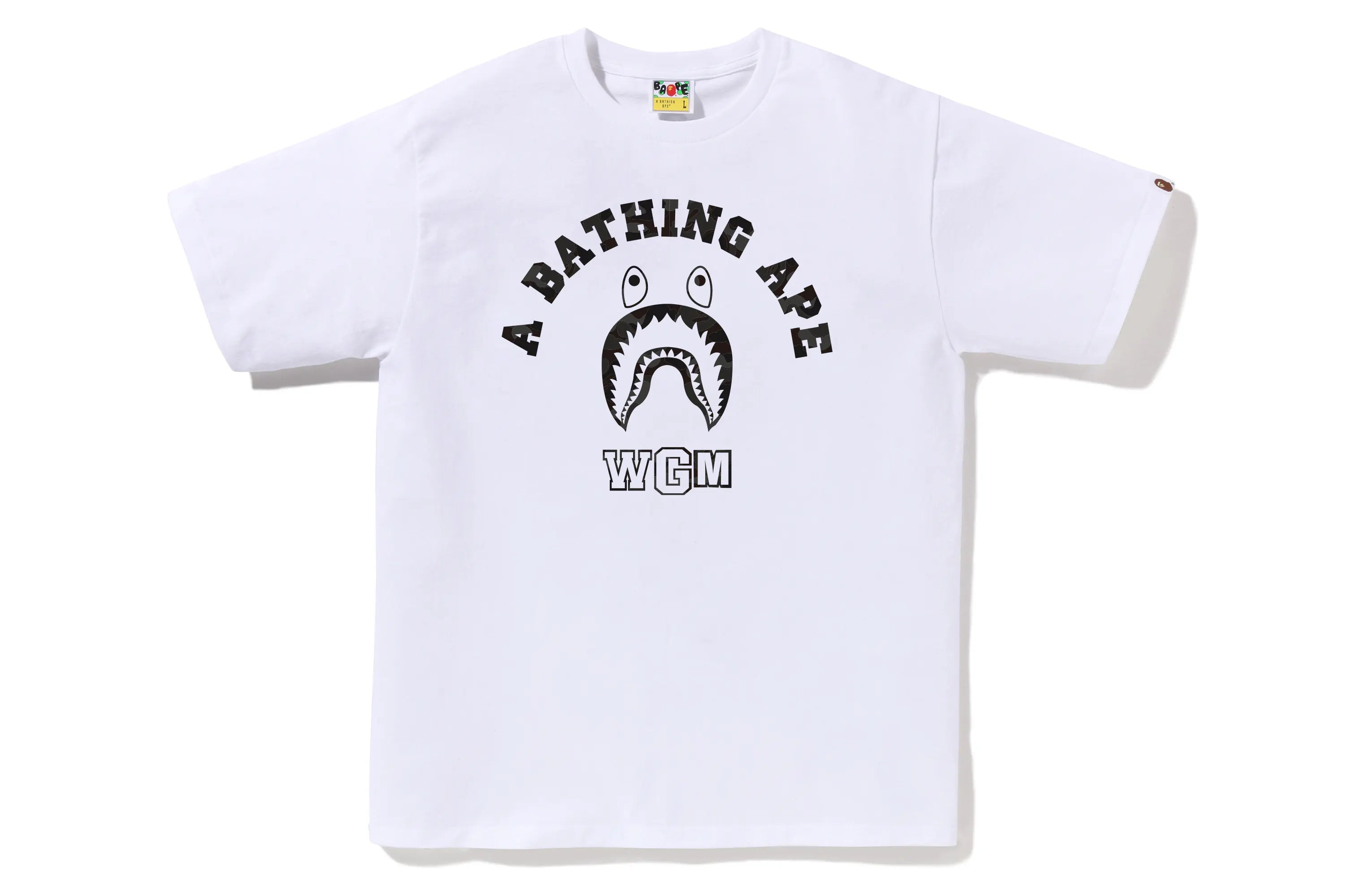 Size M Bape Think World Gone Mad Tee "White Black" Brand New