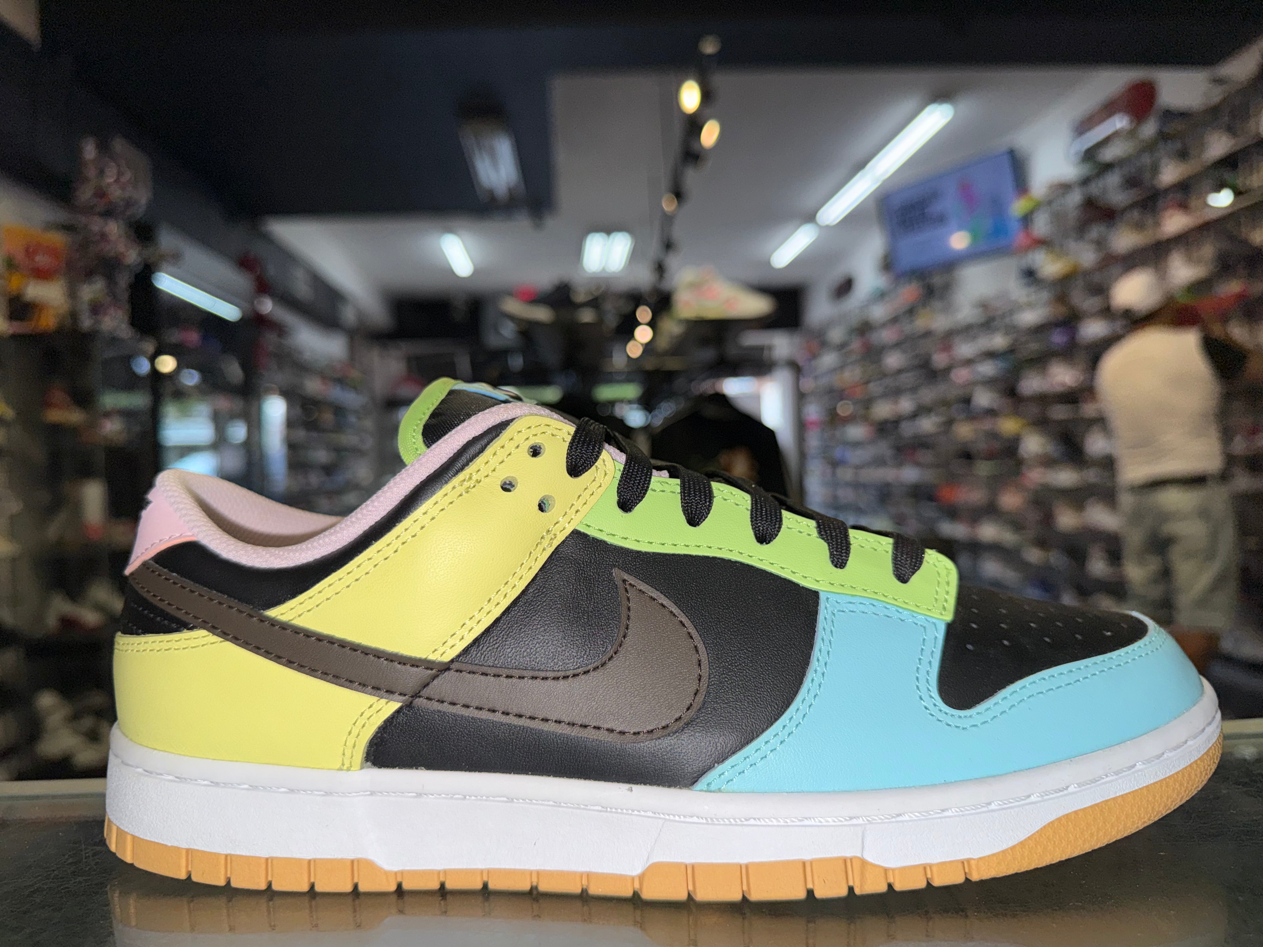 Size 10 Dunk Low “Free 99 Black” Brand New