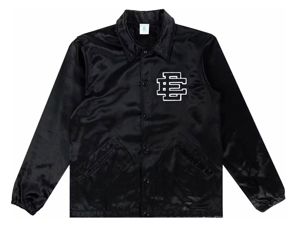 Size M Eric Emanuel EE Coaches Jacket “Black” Brand New
