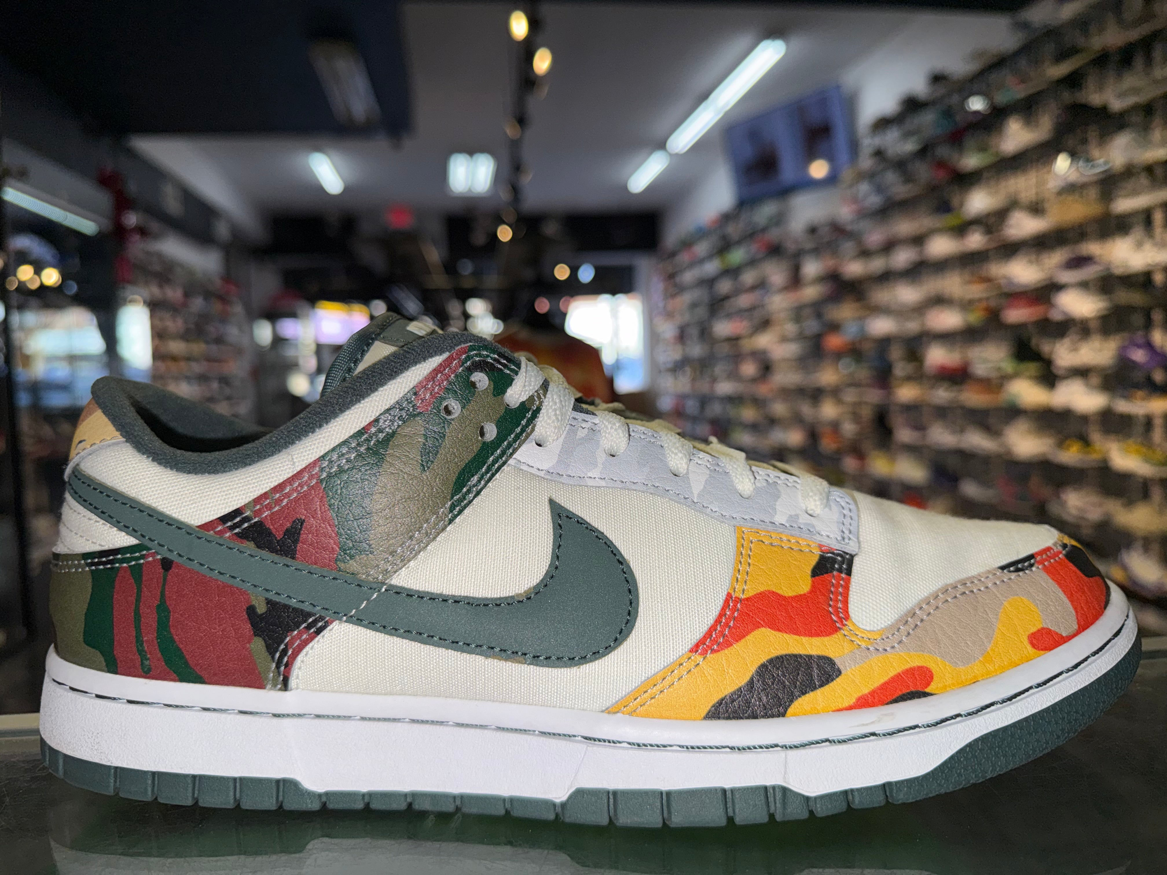 Size 11 Dunk Low "Sail Multi-Camo"