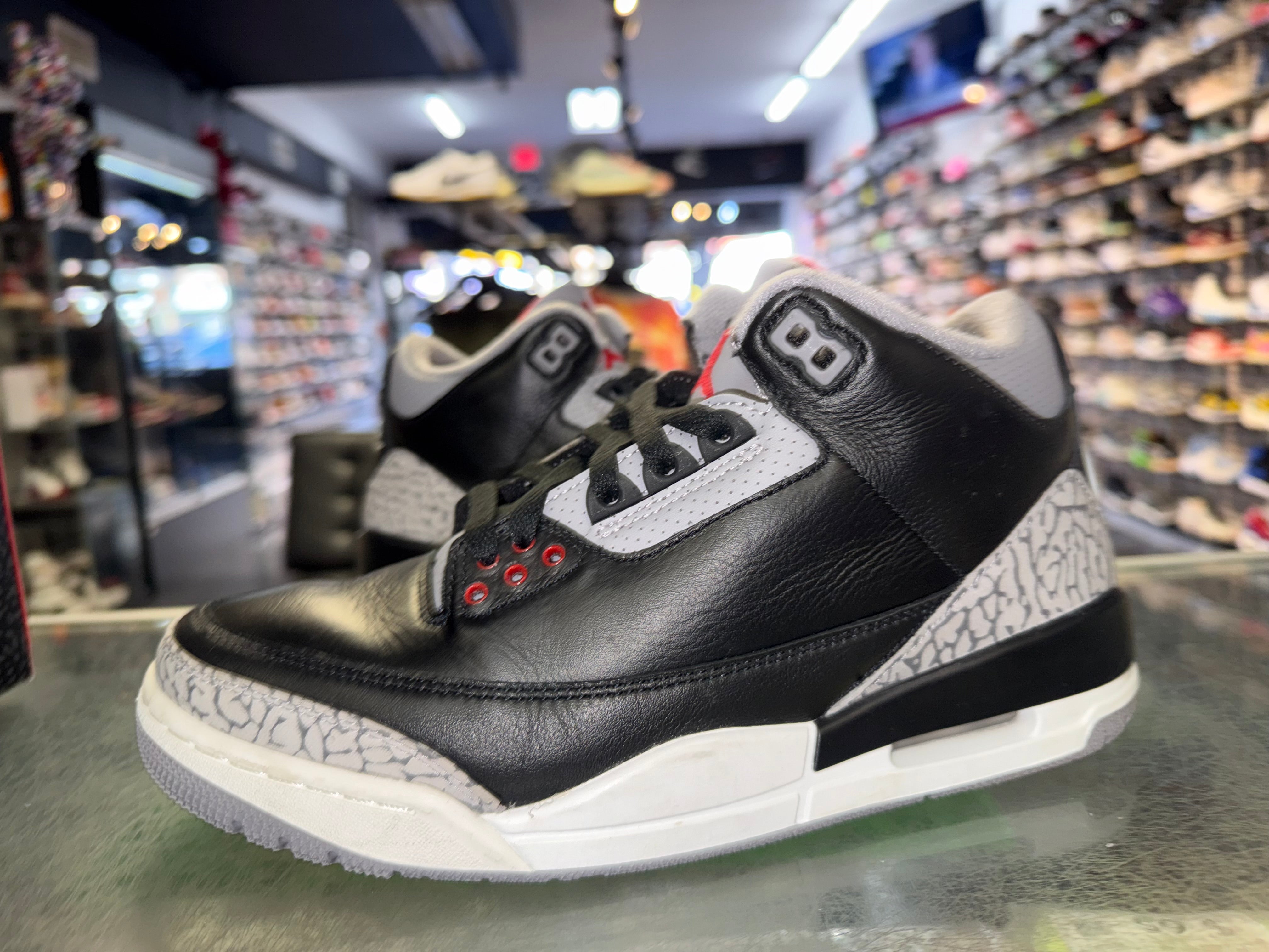 Size 8 Air Jordan 3 "Black Cement"