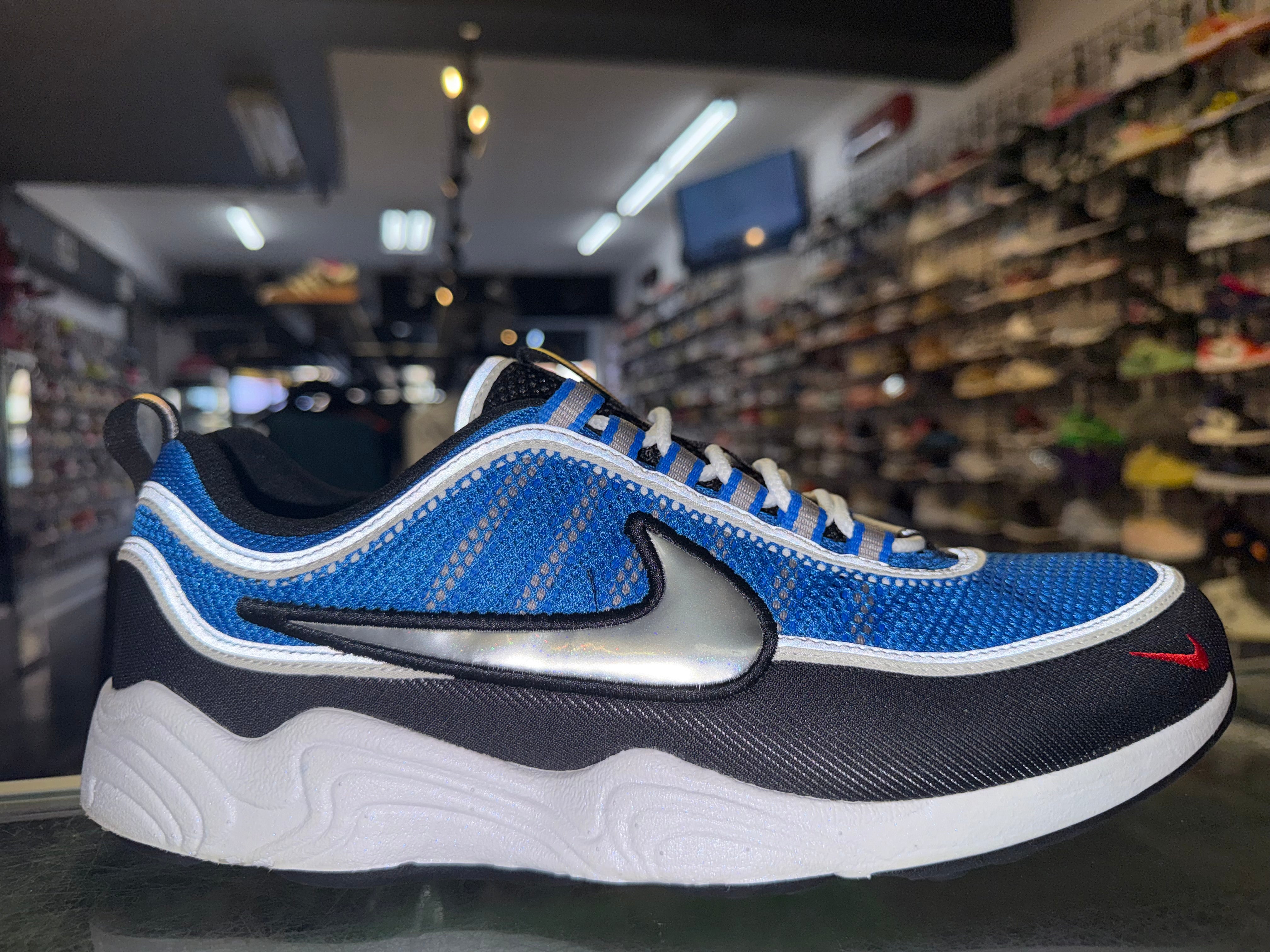 Size 10.5 Air Zoom Spiridon “Signal Blue”