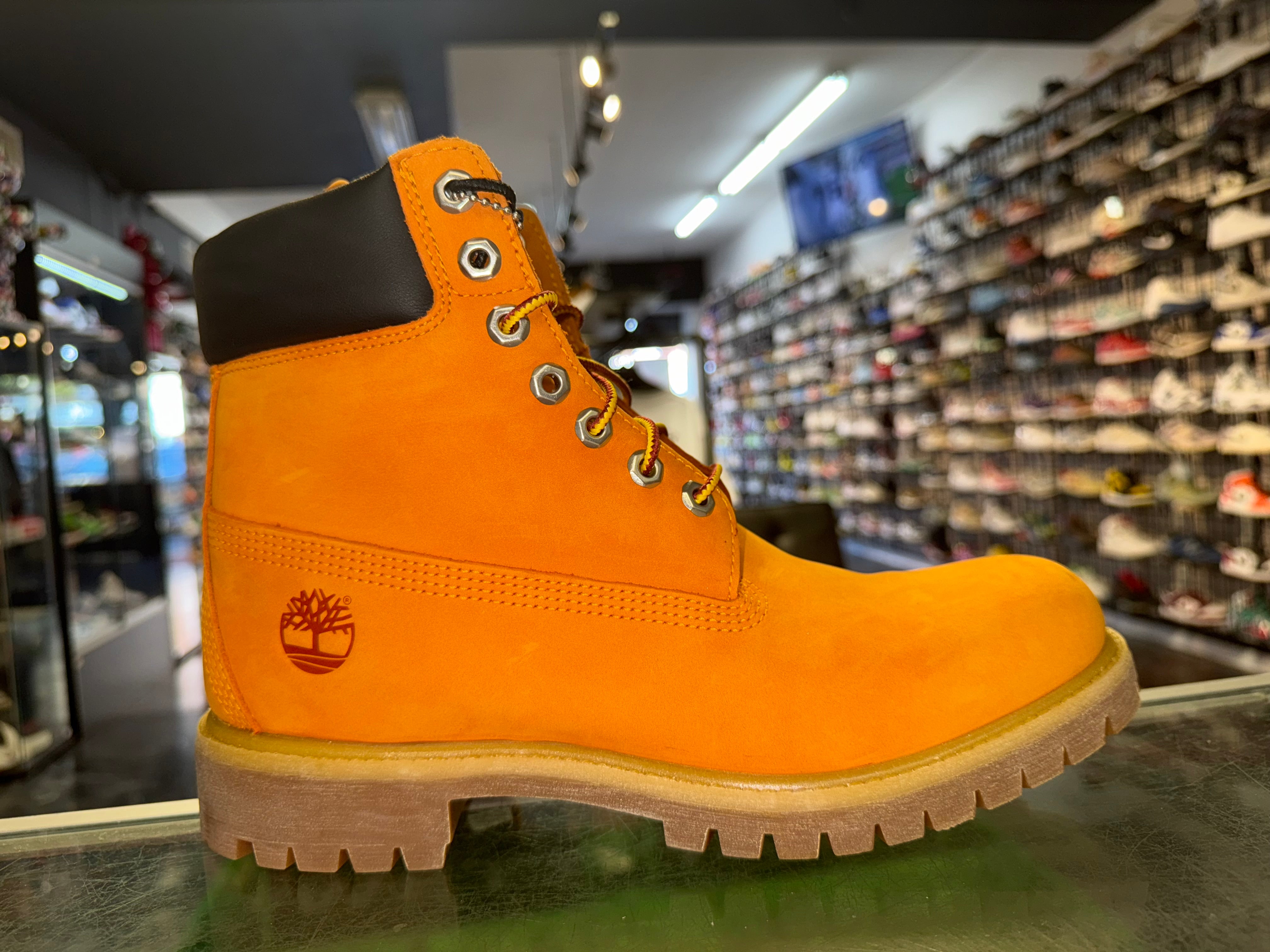 Size 9 Timberland 6 Inch Premium Boot "Cheddar" Worn 1x