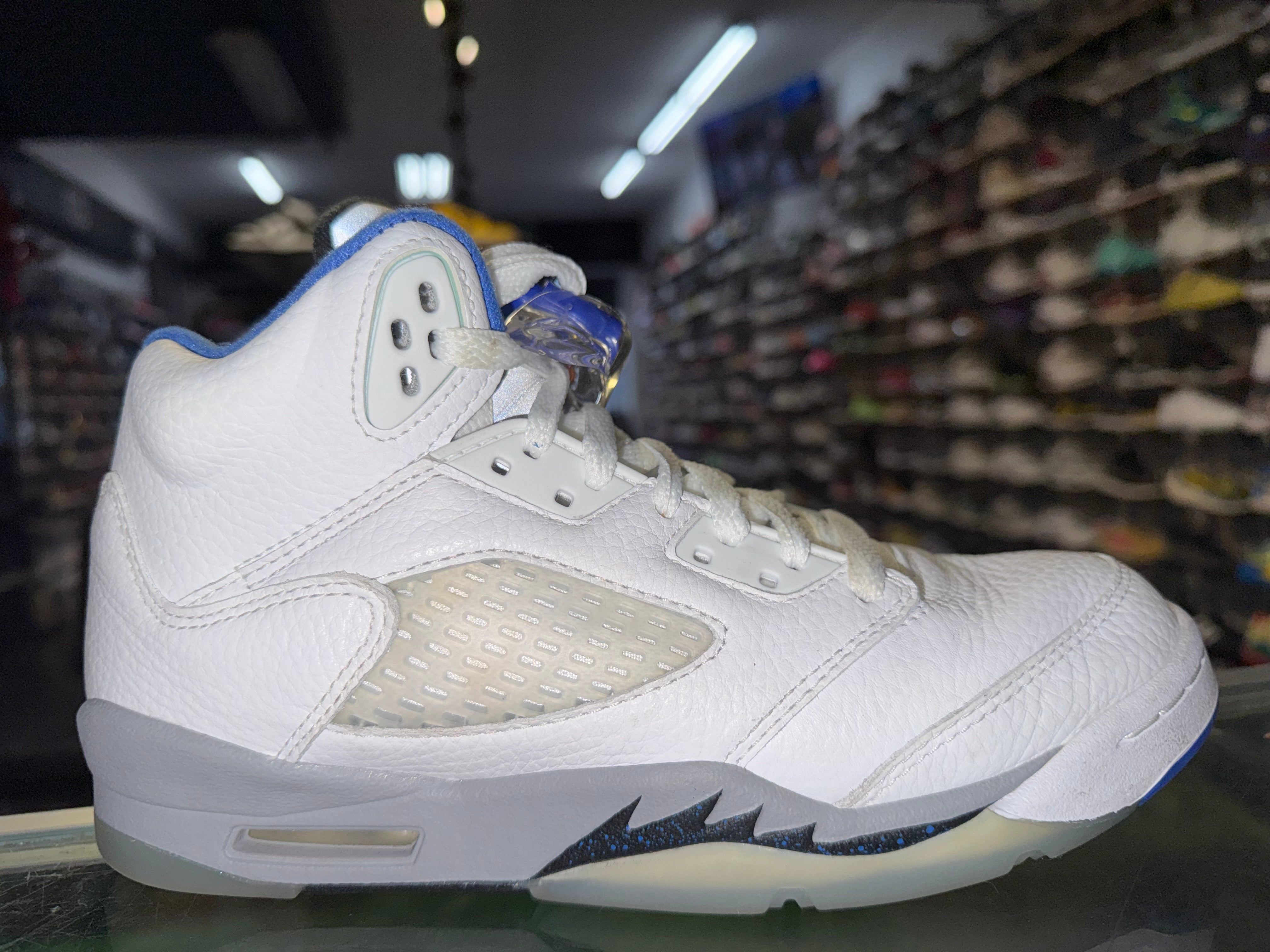 Size 5.5y Air Jordan 5 "Stealth"