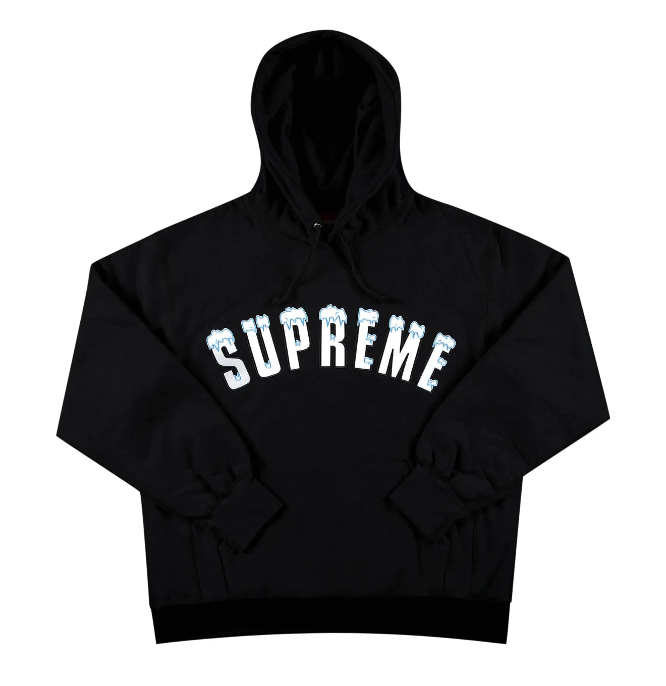 Size S Supreme Icy Cap Logo Hoodie “Black”