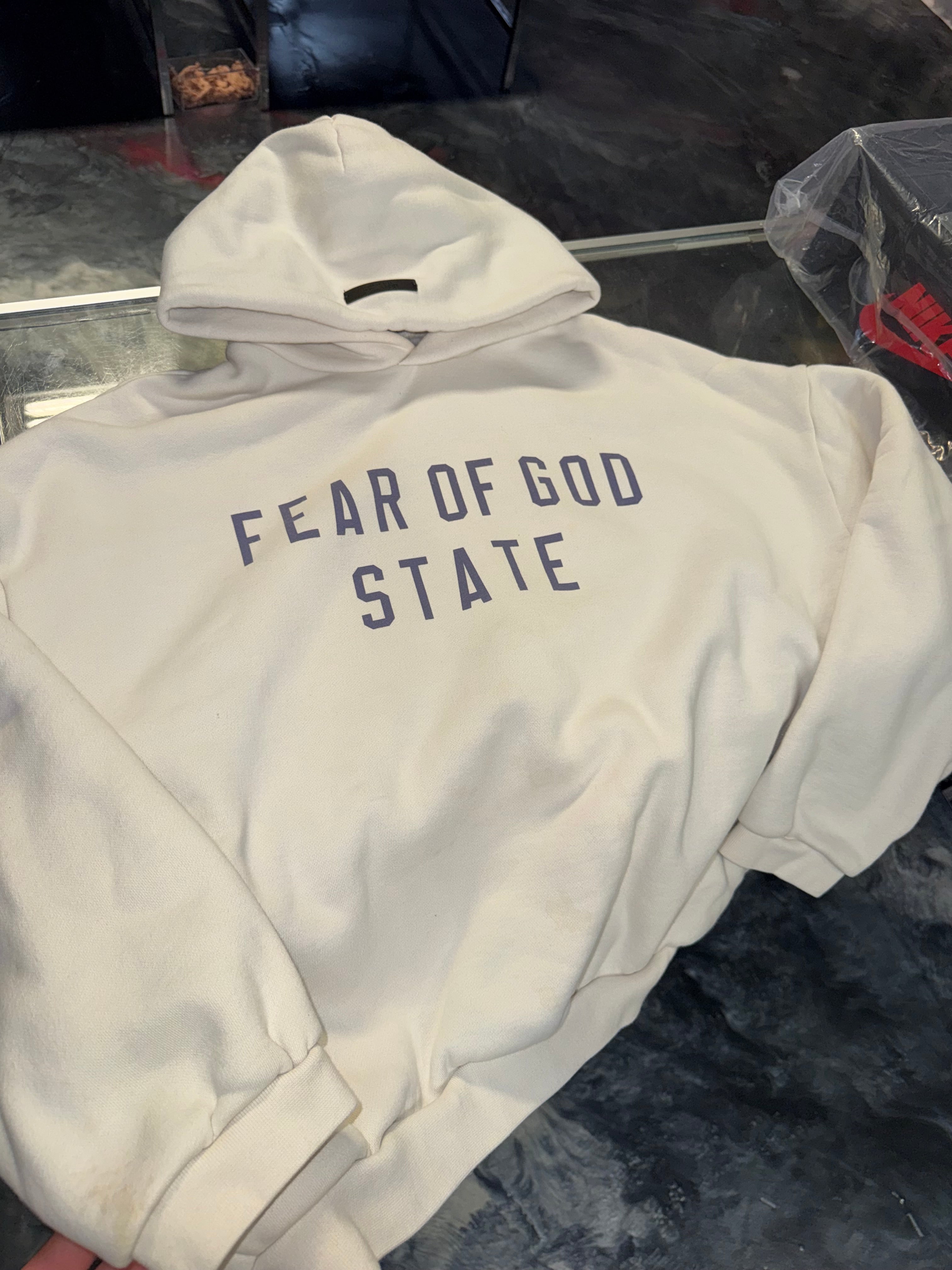 Size S Essentials FOG State Hoodie “Shell”