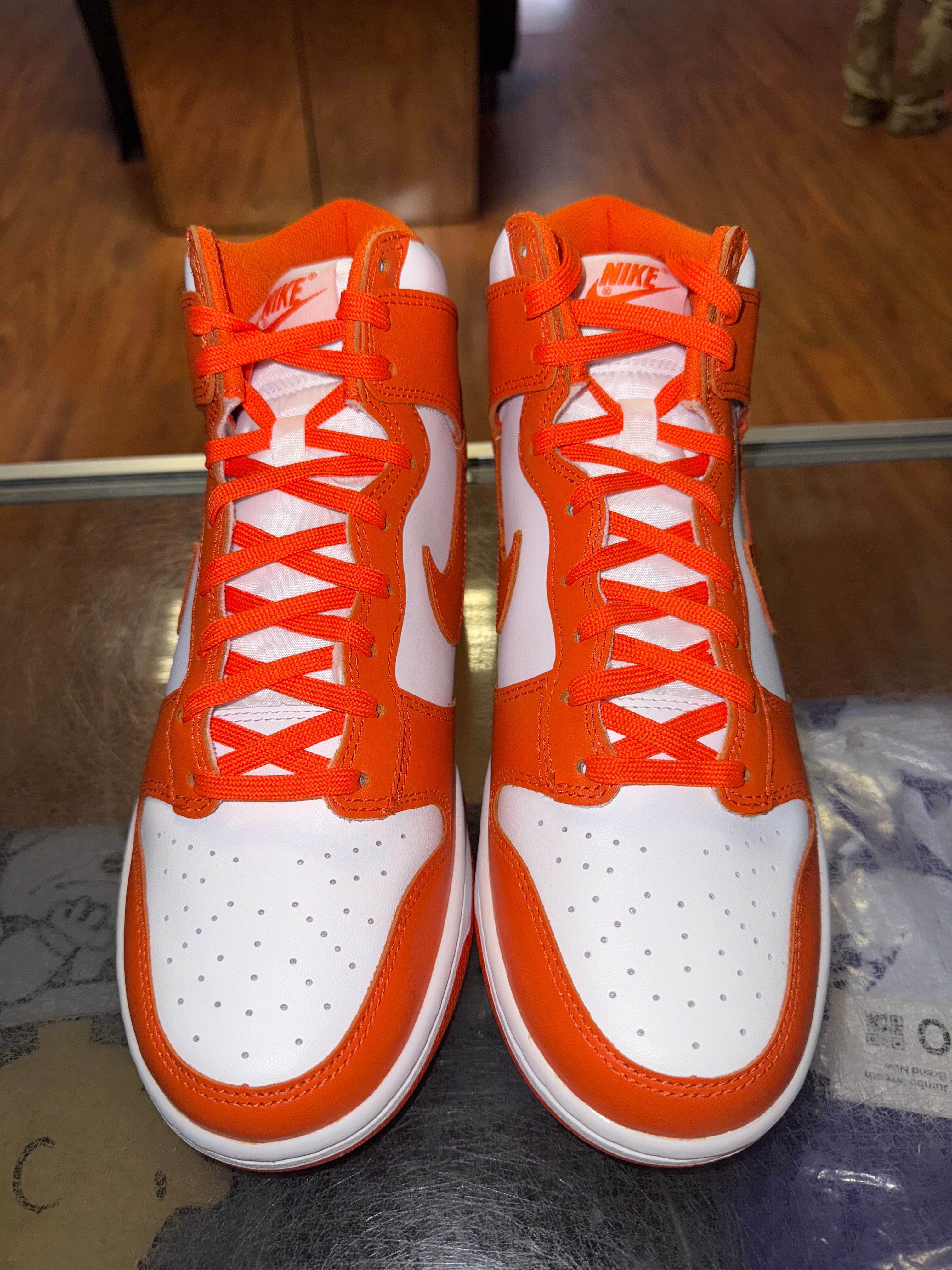 Size 9.5 Dunk High "Syracuse" Brand New