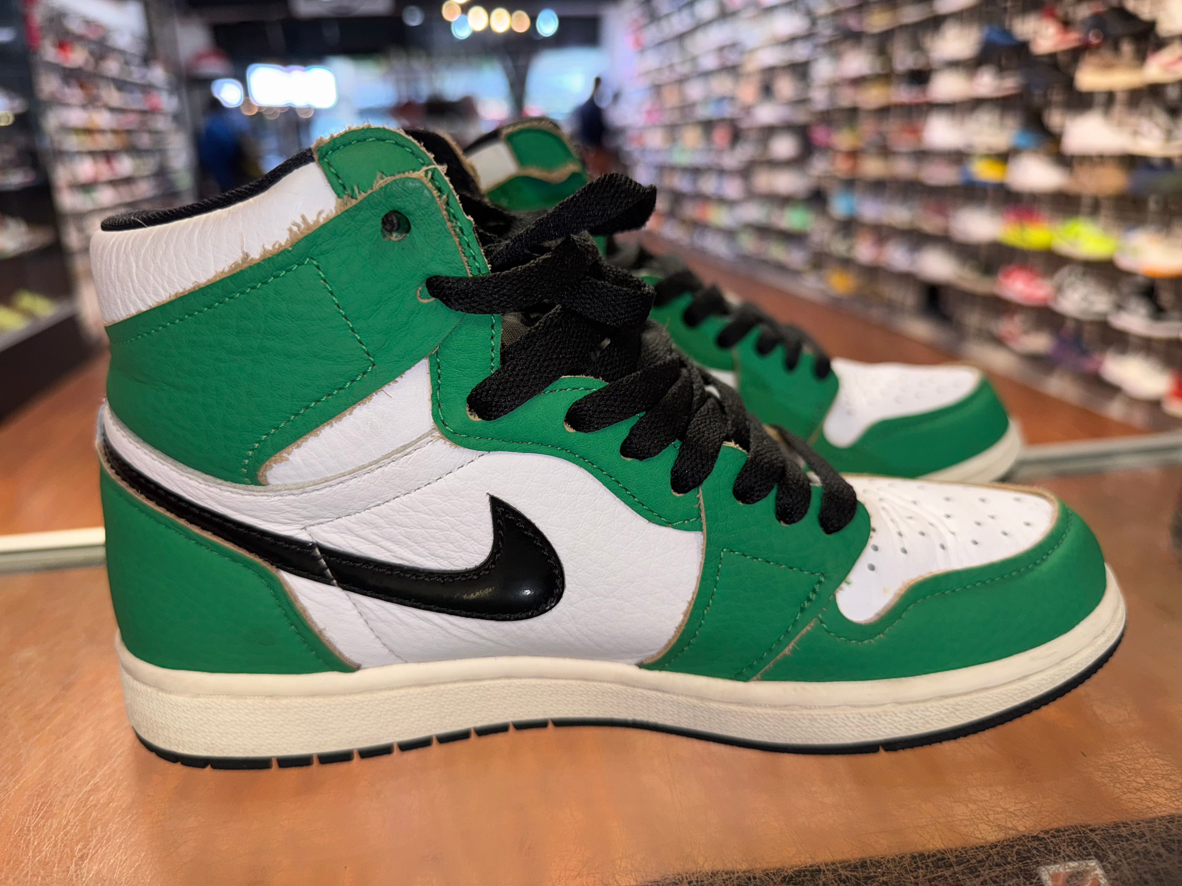 Size 5.5 (7W) Air Jordan 1 "Lucky Green"