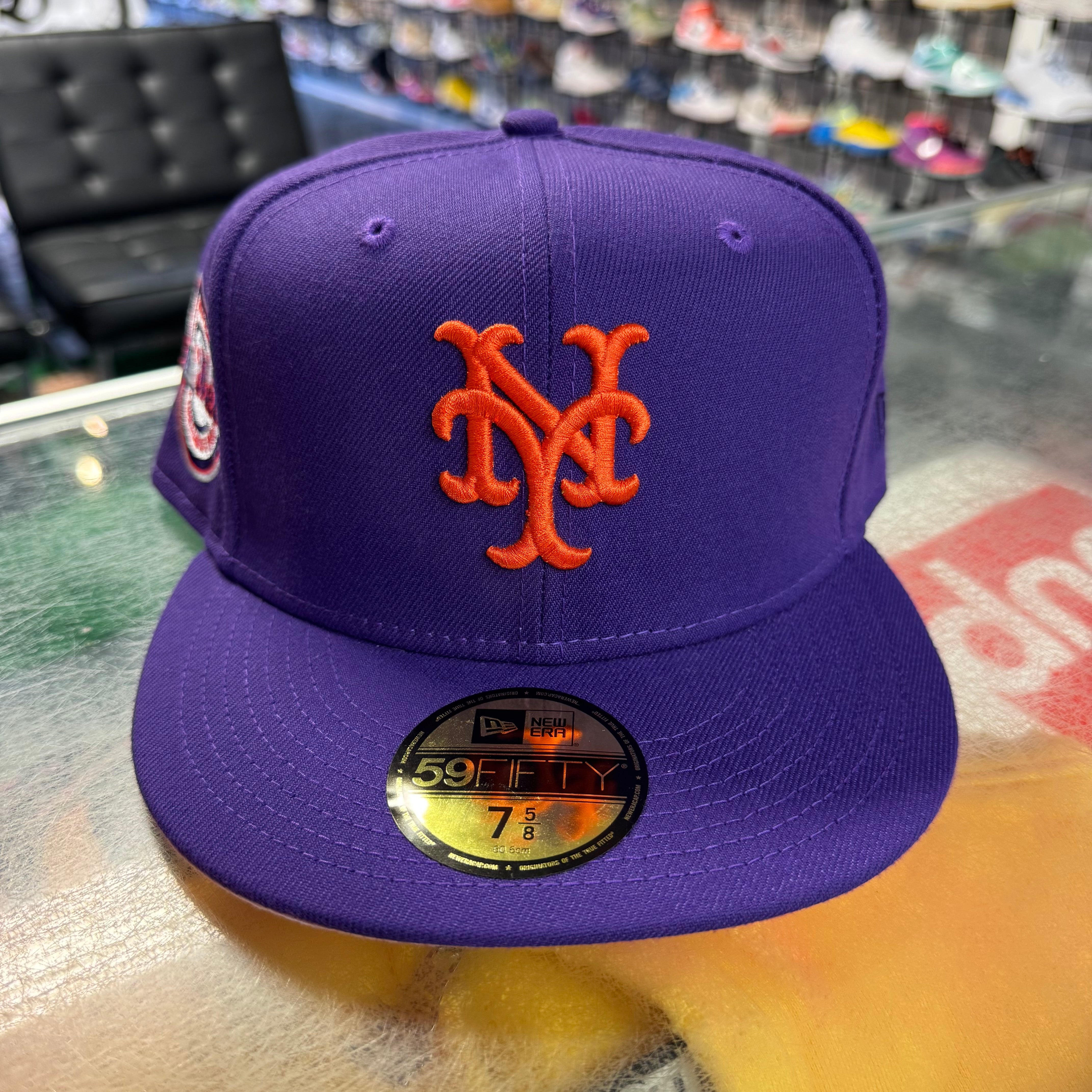 Size 7 5/8 New York Mets 50th Anniversary New Era Fitted Hat Brand New