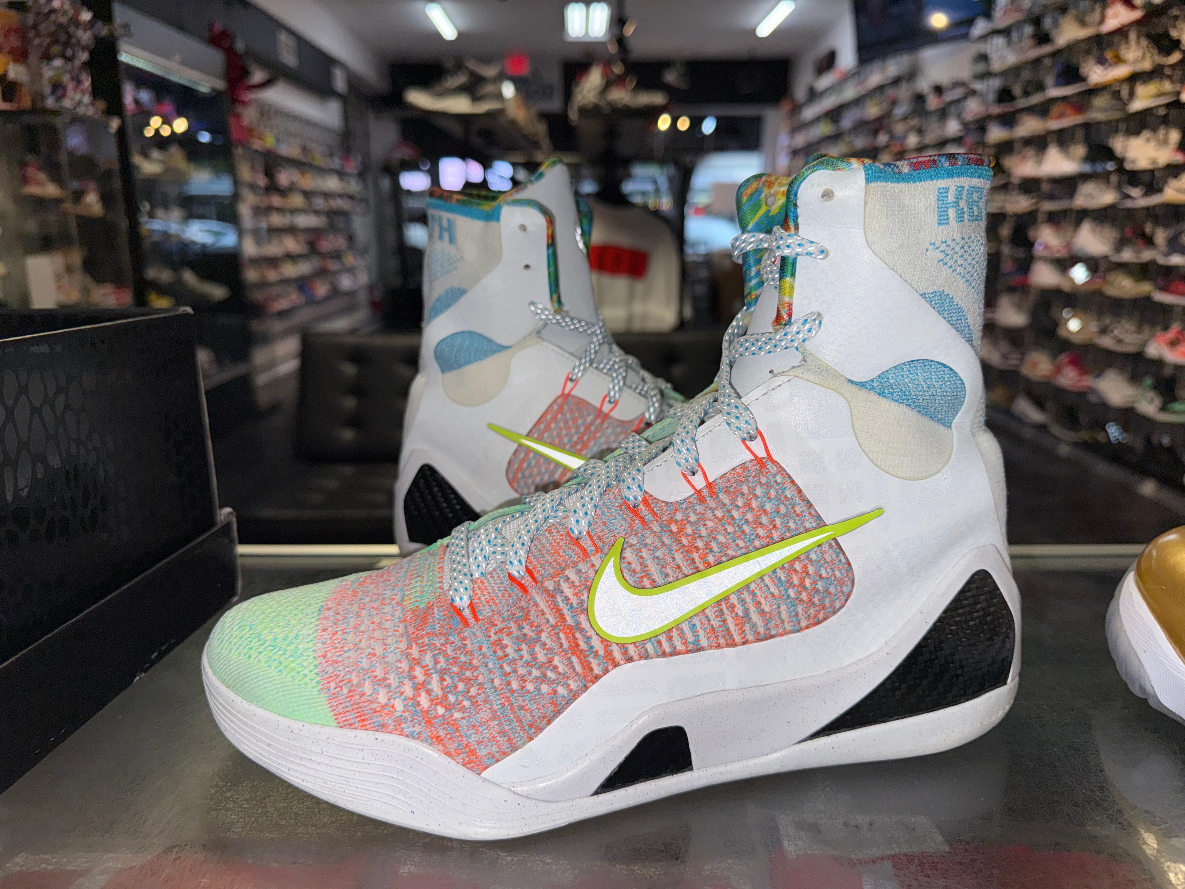 Size 10 Kobe 9 Elite Protro "What The"